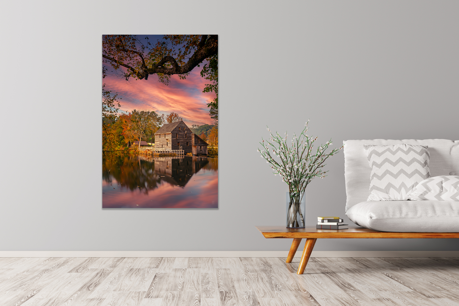 Metal Print Example - Yates Mill