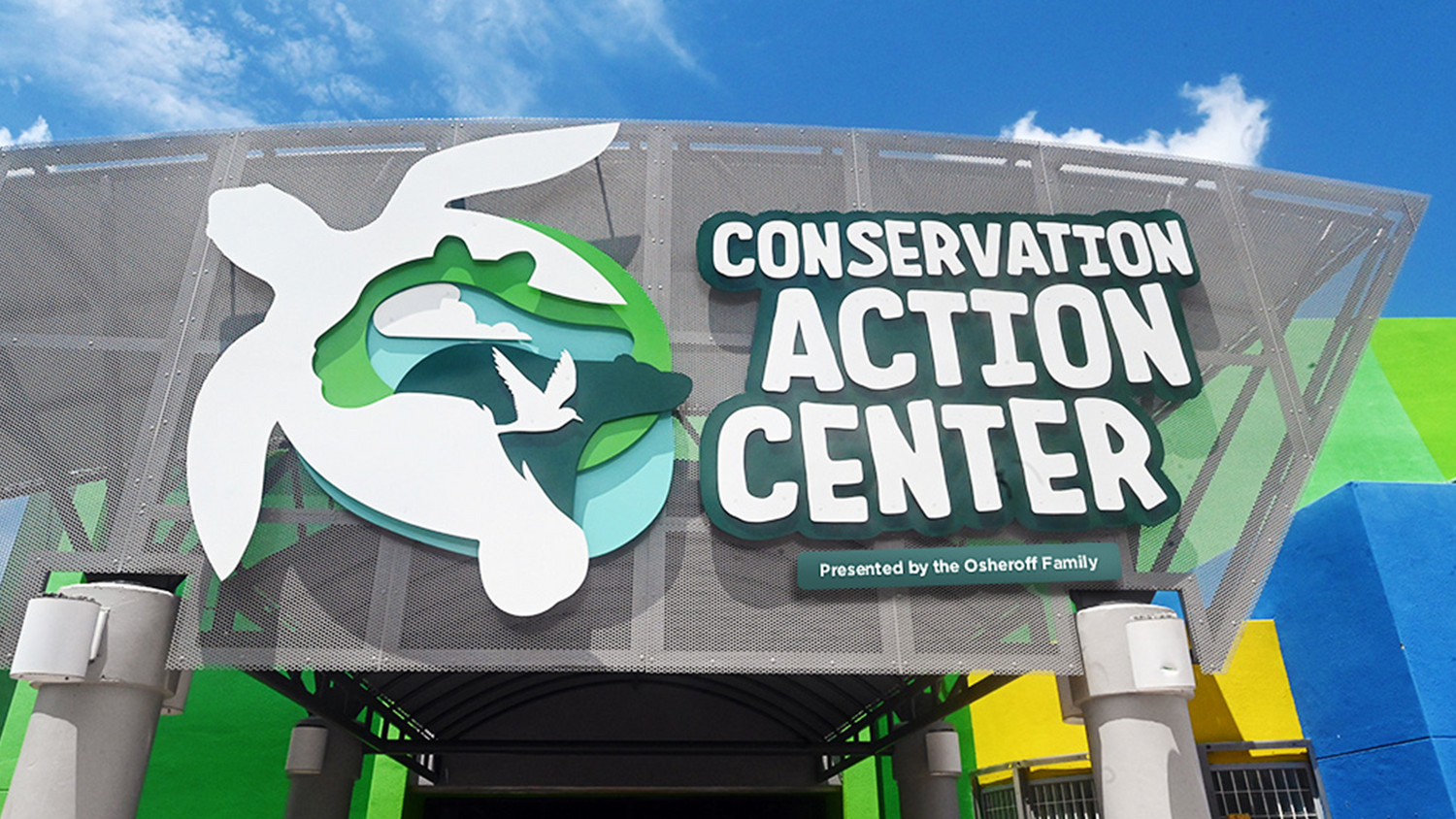 Zoo Miami Conservation Action Center Logo and Signage