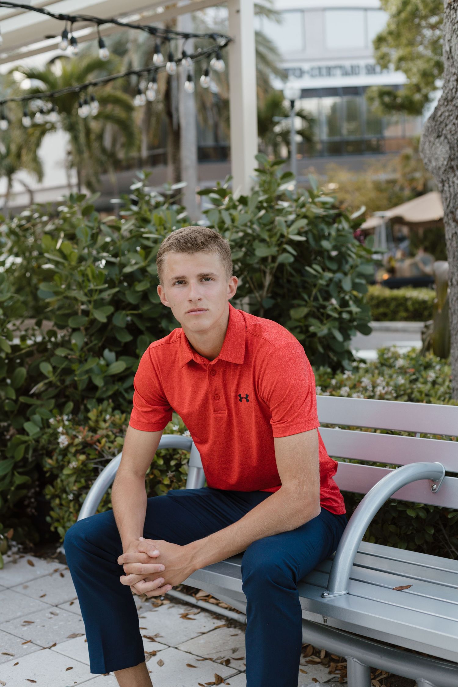 Male Senior Photo in Downtown St. Petersburg