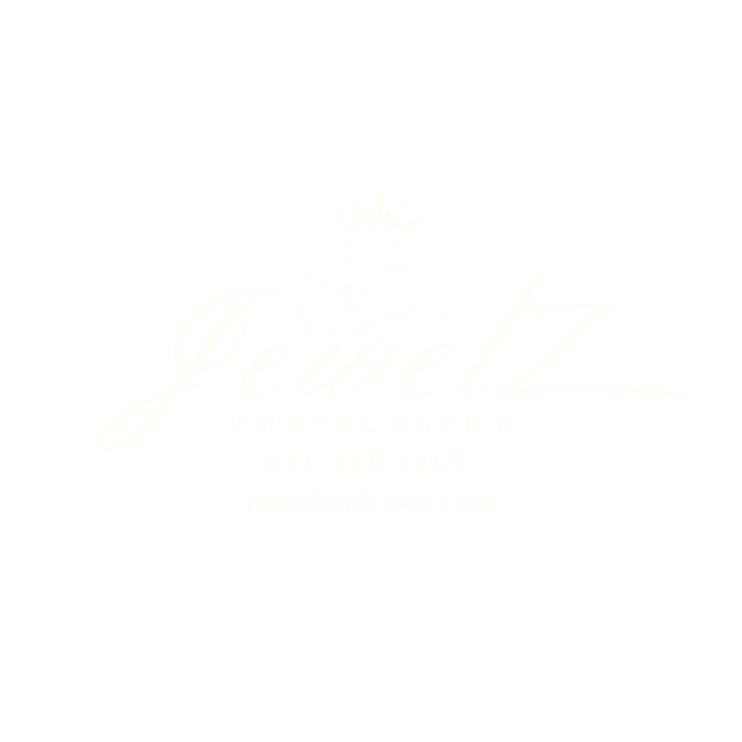 JewelZ Photography watermark logo displayed in white on a transparent background.