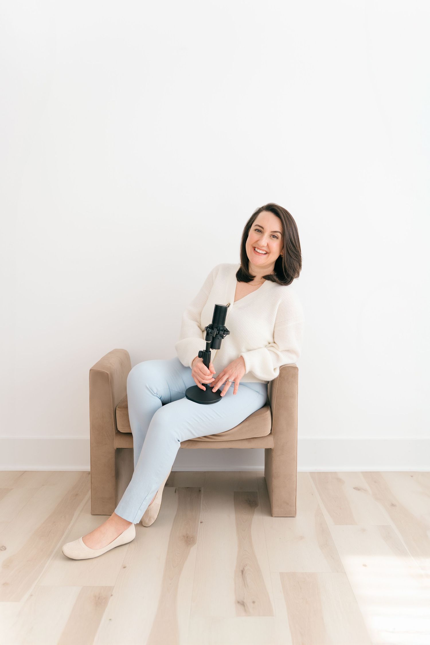 studio branding photography with neutral tones in Clarksville TN