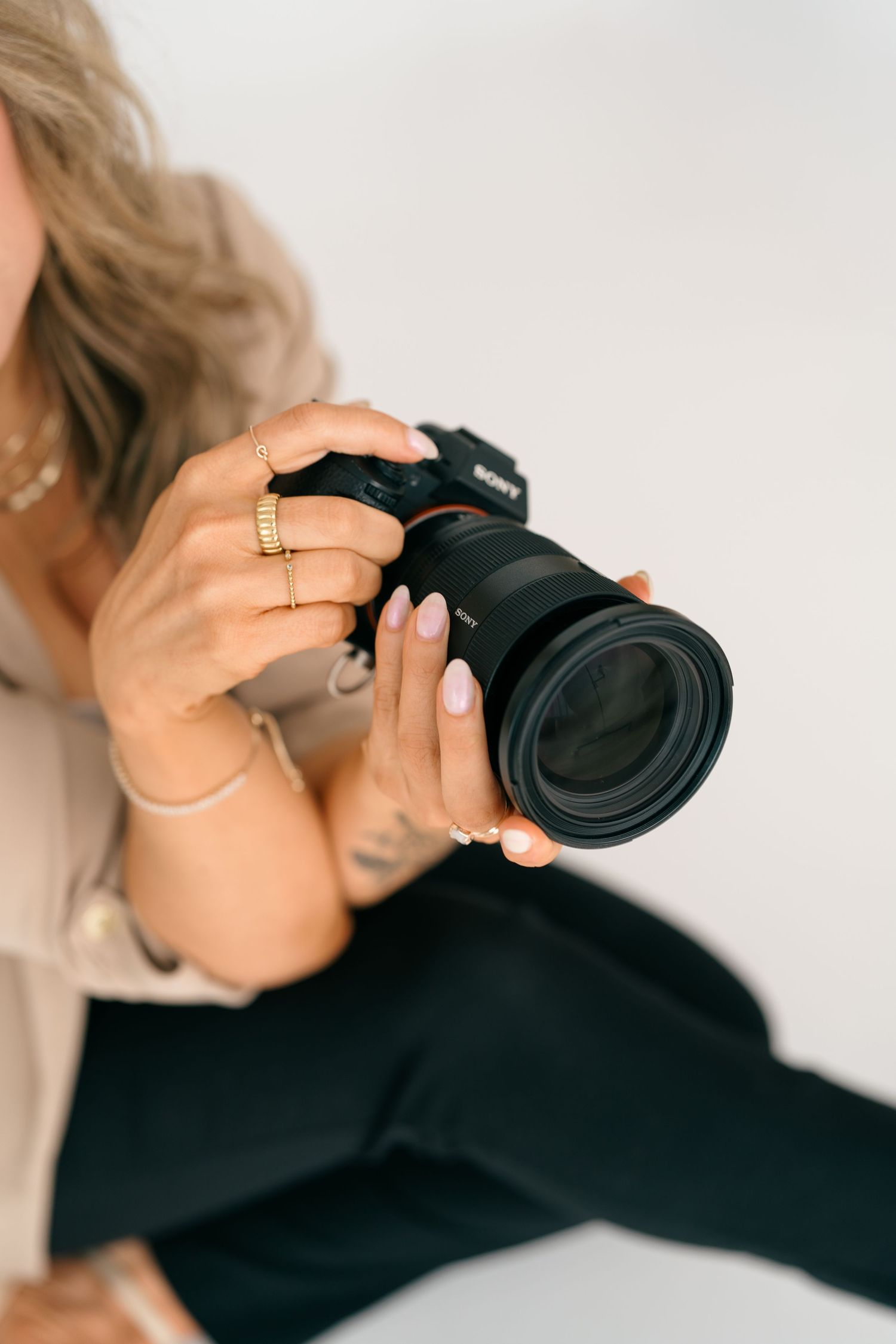 lifestyle portrait session for brand content in Clarksville TN