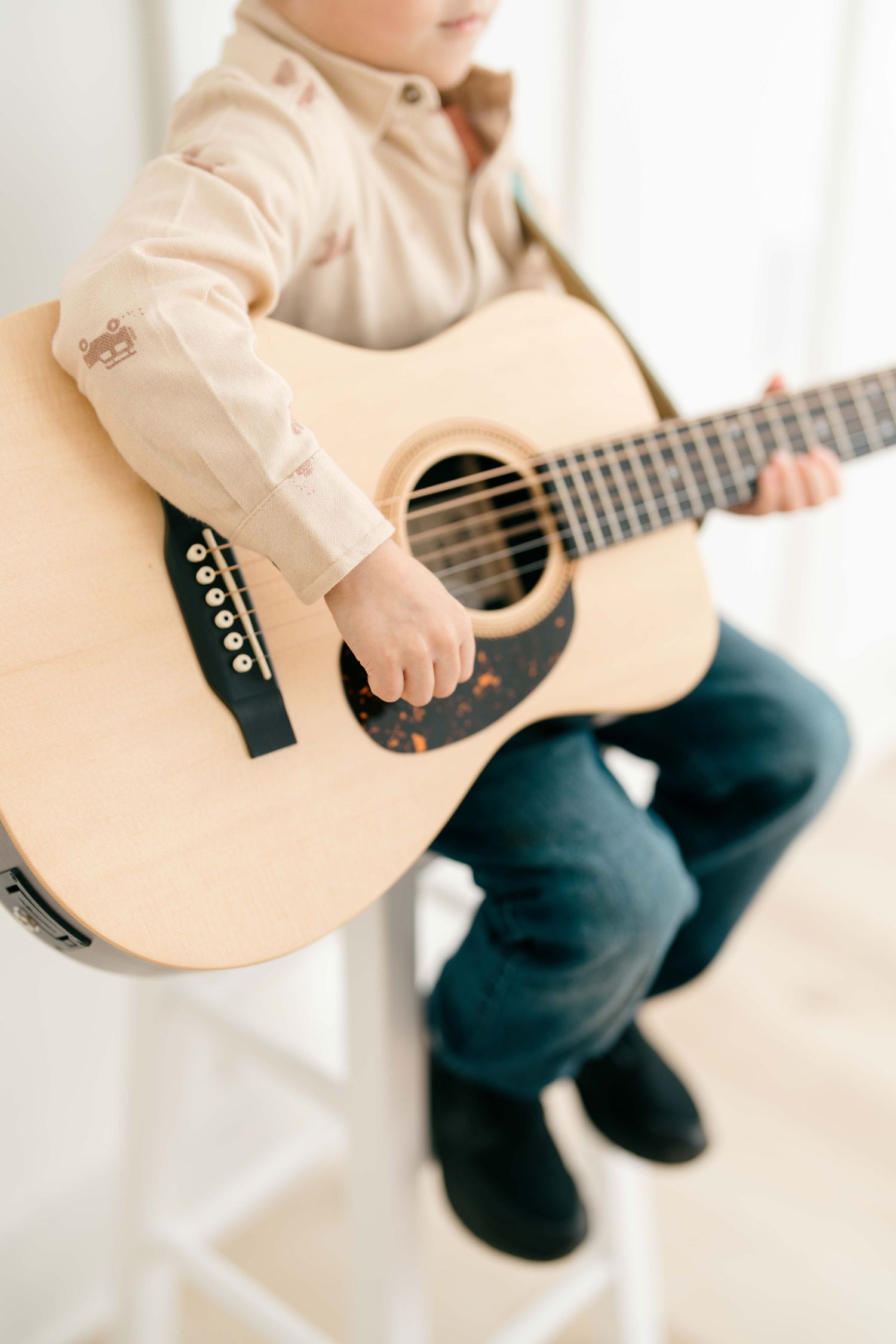 soft, organic child portrait session in Clarksville TN