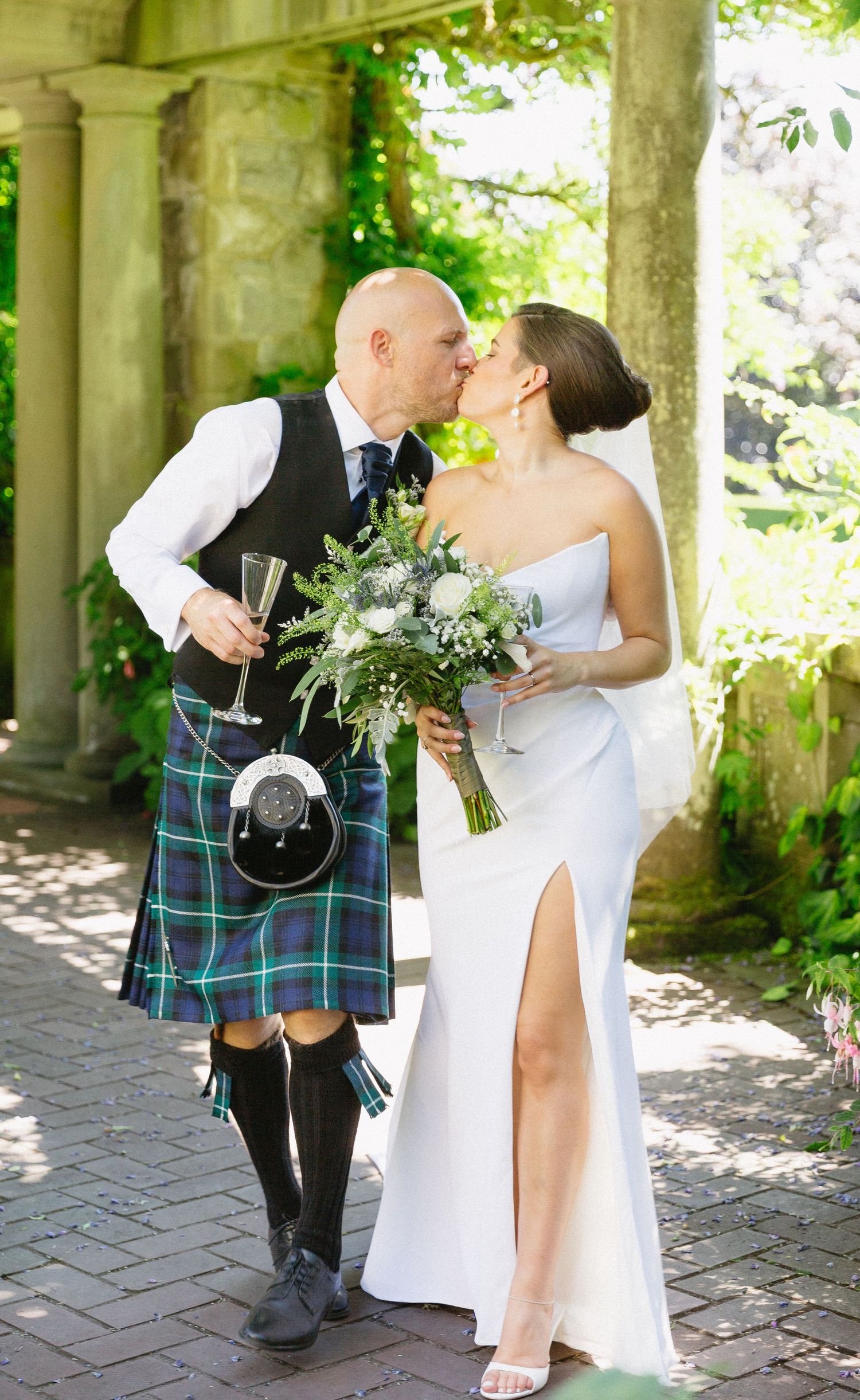 Hatley Castle wedding portraits Victoria BC