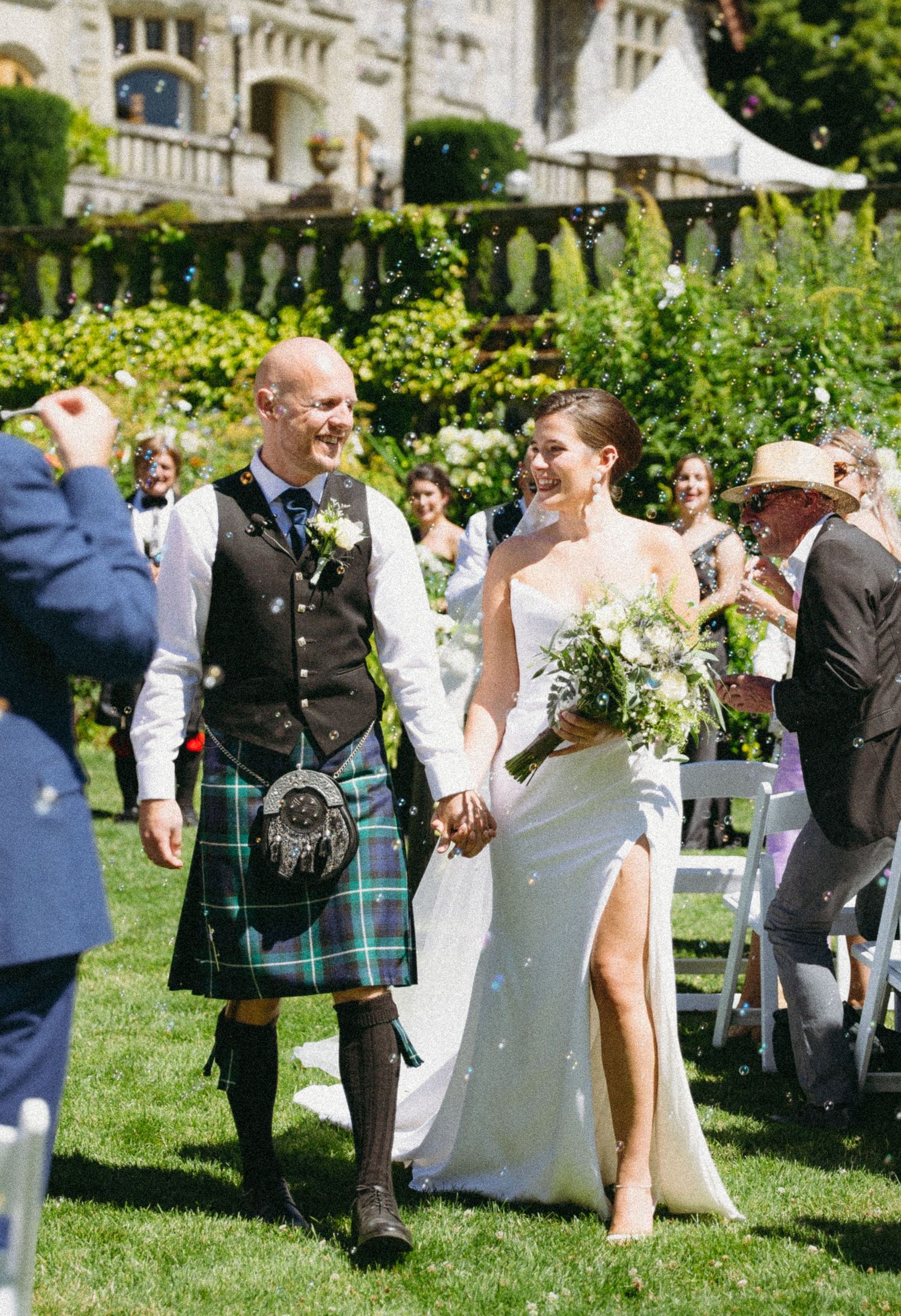 Hatley Castle wedding portraits Victoria BC