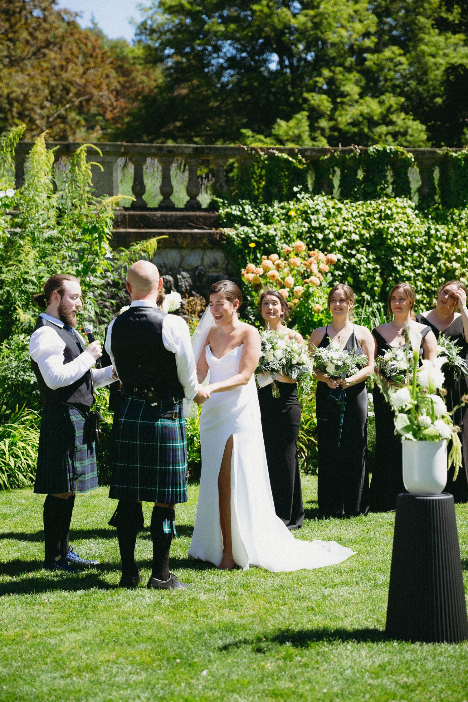 Hatley Castle wedding portraits Victoria BC