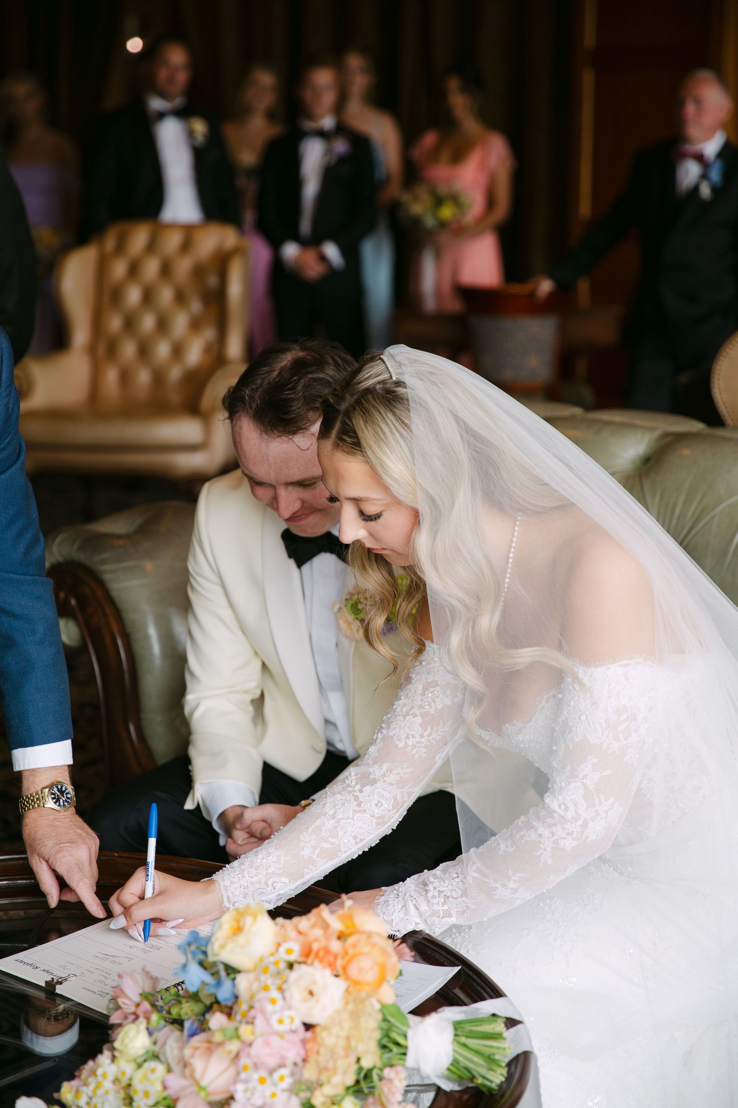Oak Bay Beach Hotel wedding ceremony Victoria BC