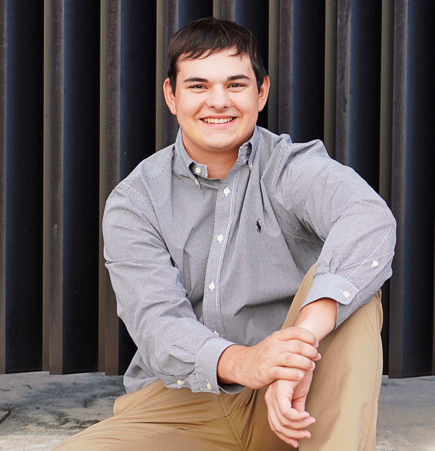 Natural light senior portraits for high school guys. Clean, confident, timeless images with personality and style. Montgomery photographer.
