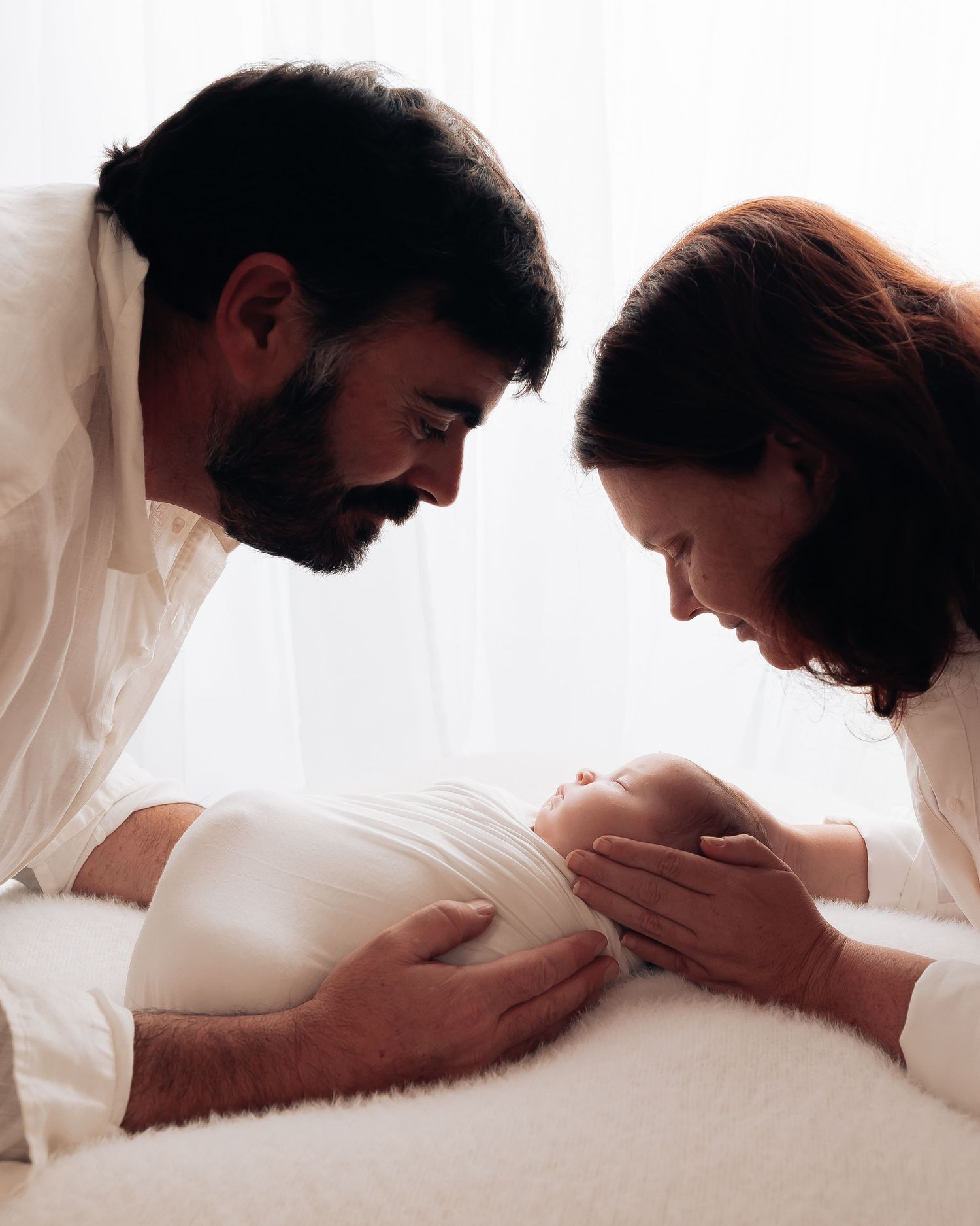 Perth Newborn Photographer Family Mum and Dad