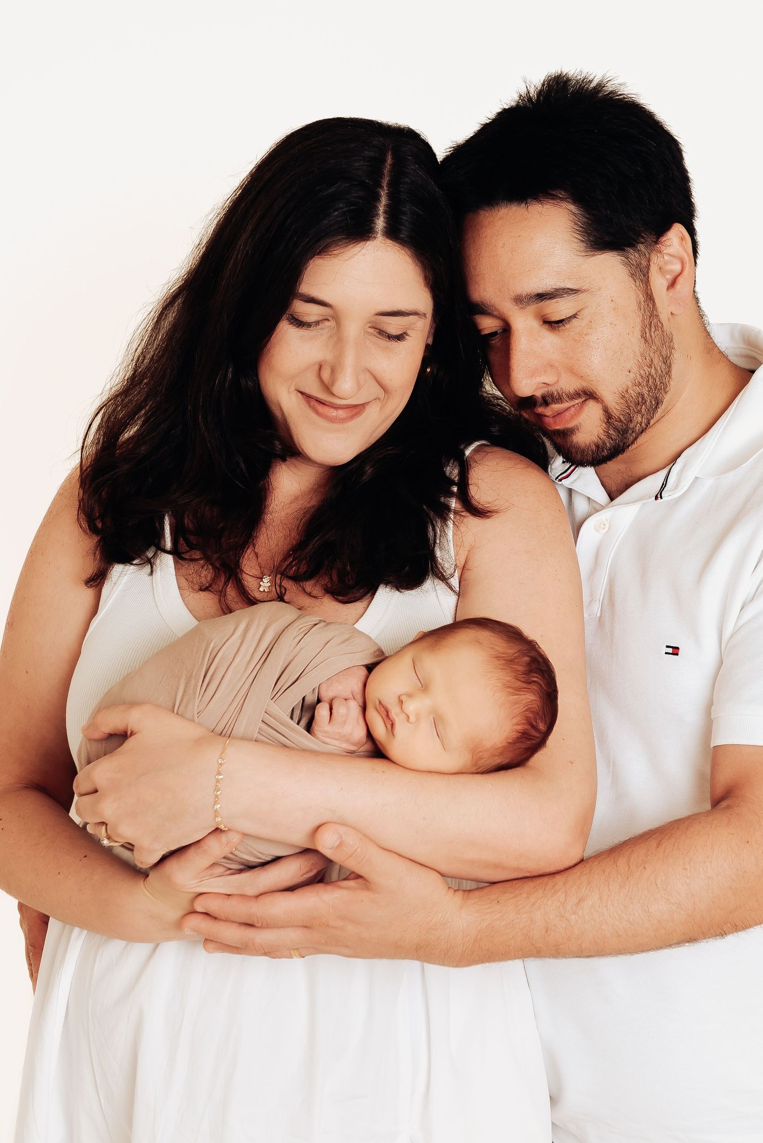 Perth newborn photography studio session family portrait