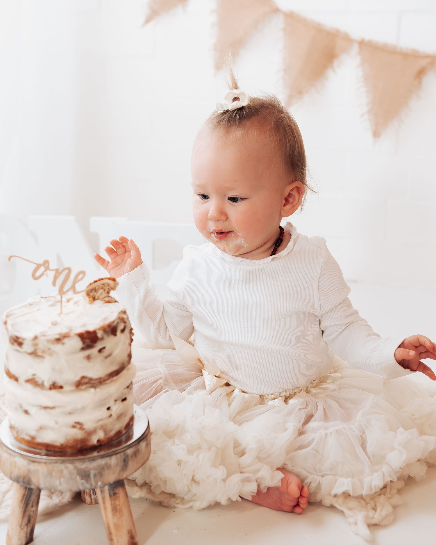 Perth cake smash photography studio session