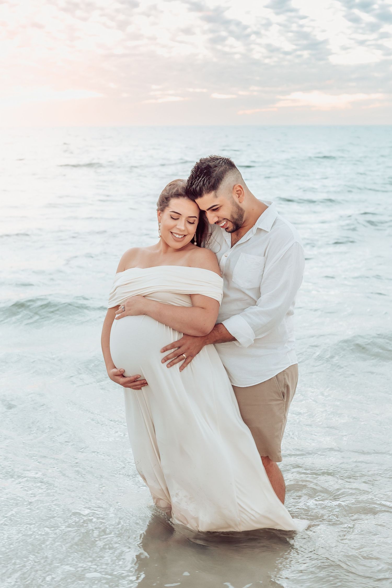 Perth maternity photography beach session