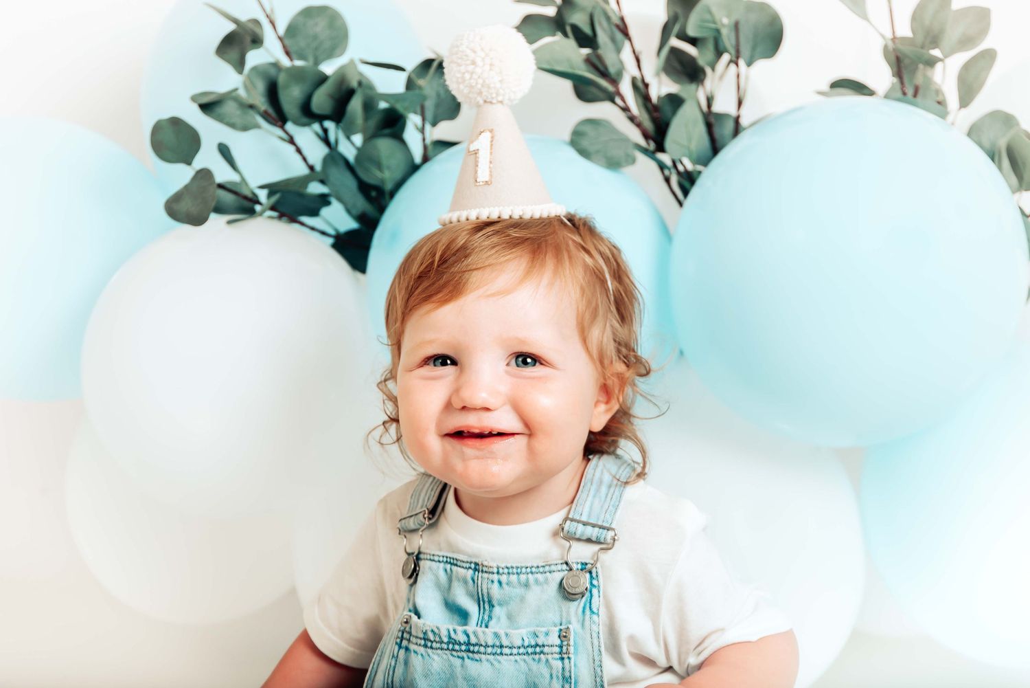 Perth cake smash photography studio session 1st birthday