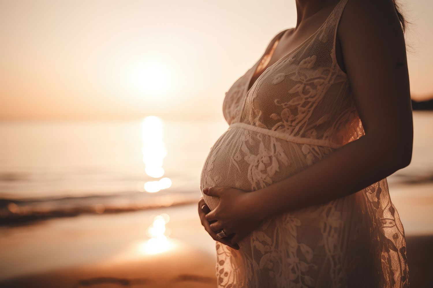 Perth maternity photography beach session