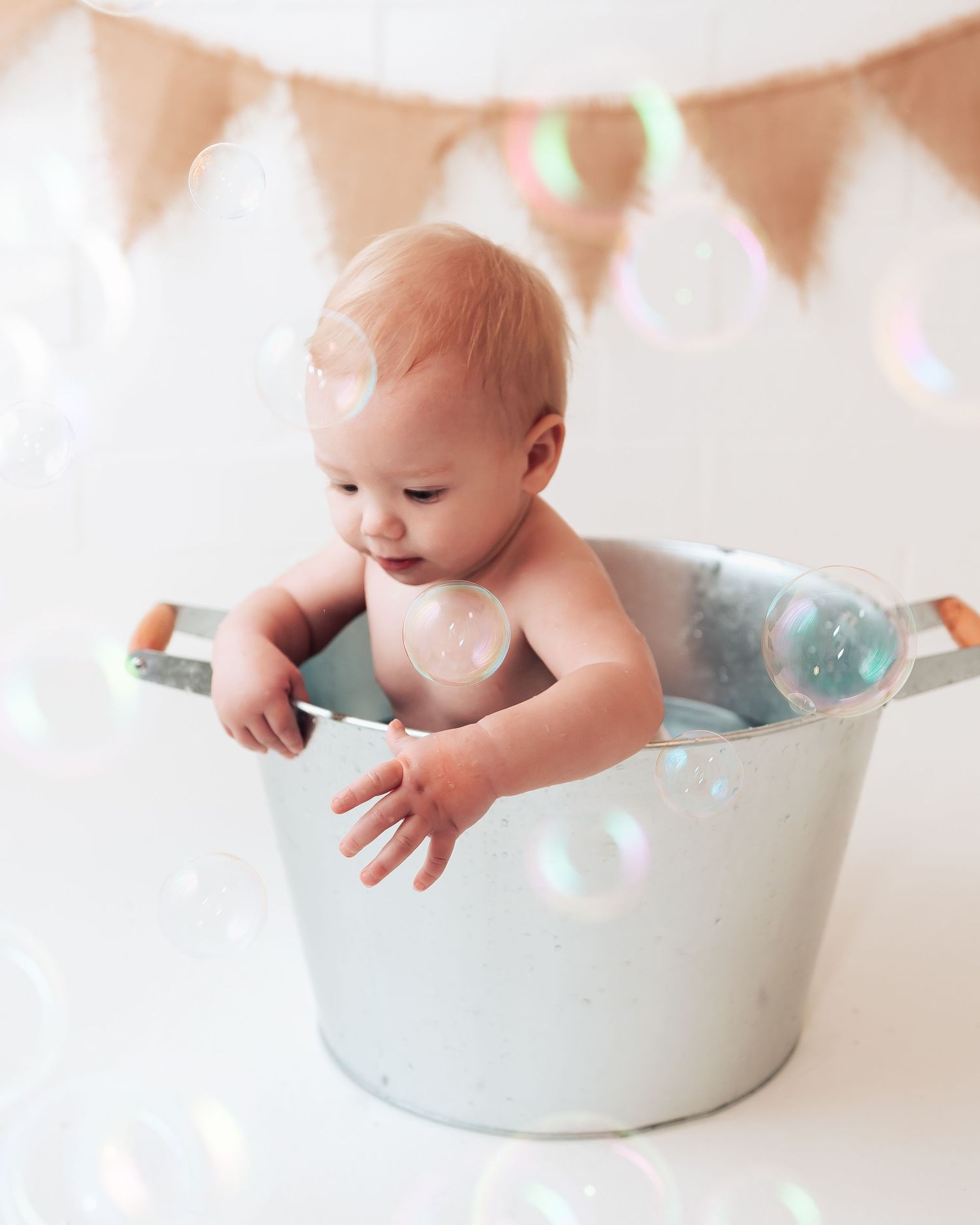 Perth cake smash photography studio session
