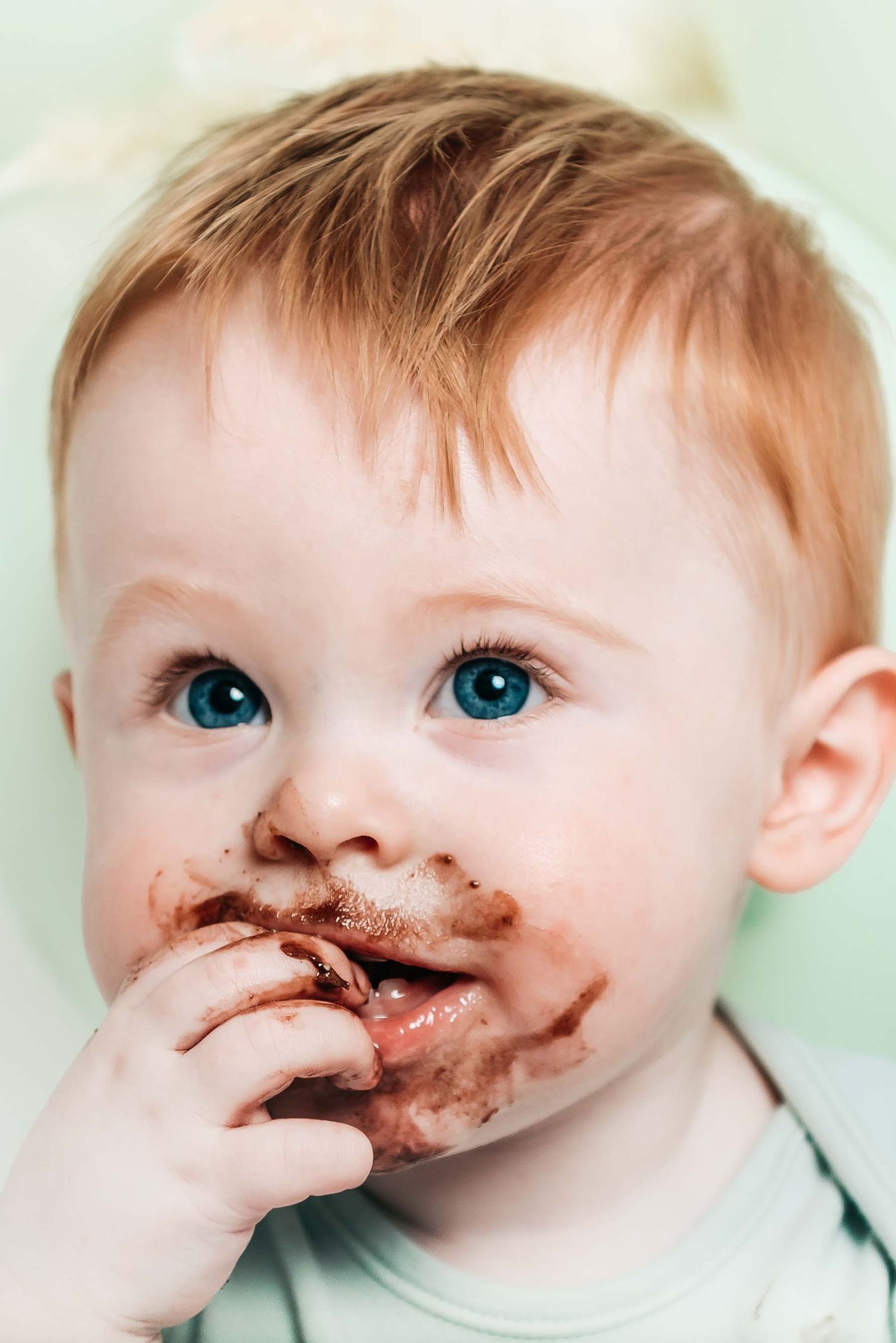 Perth cake smash photography studio session