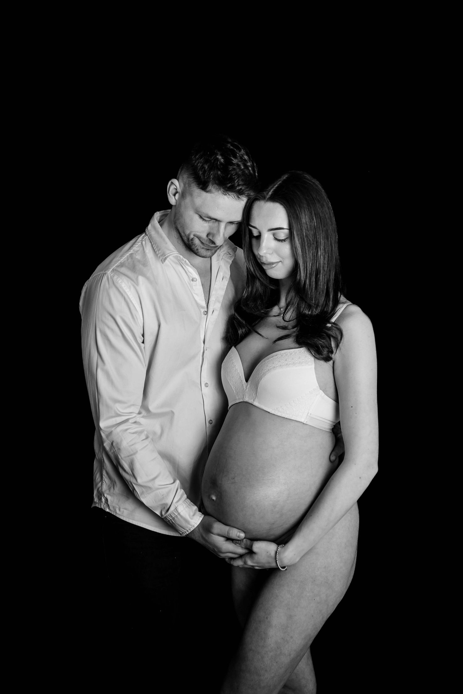 Perth maternity photography studio session
couples maternity shoot
