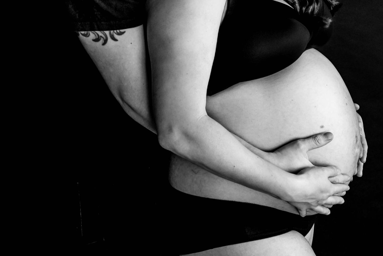 Perth maternity photography studio session couples