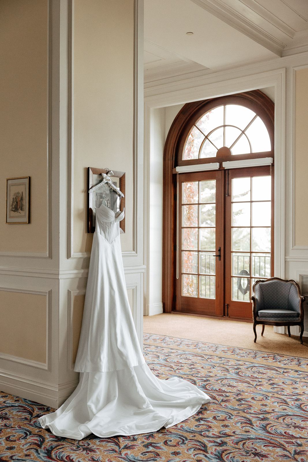 Fairmont Manoir Richelieu préparatifs robe mariage