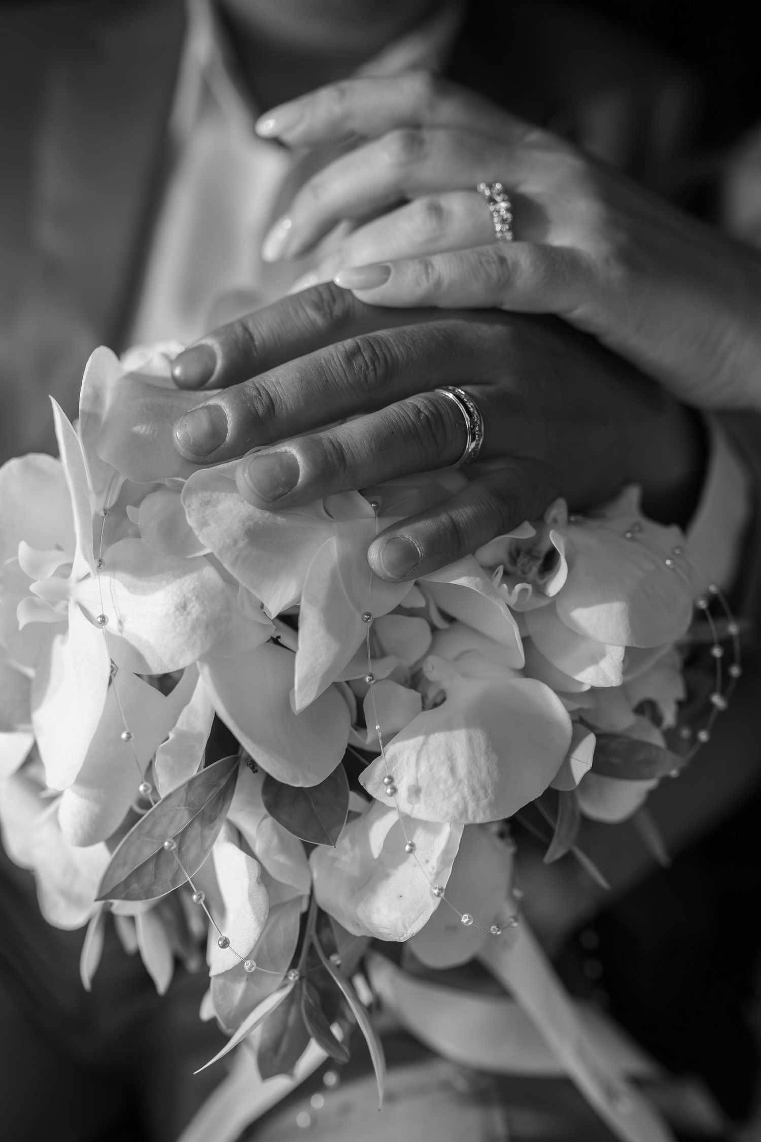 Bride and groom celebrating their elopement at the Las Vegas Bellagio-Las Vegas photographer