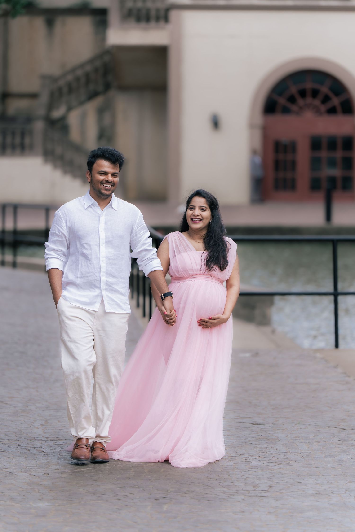 Maternity photoshoot in Dallas with natural light portraits and 4K video sessions wedding photographer capturing Indian and American wedding