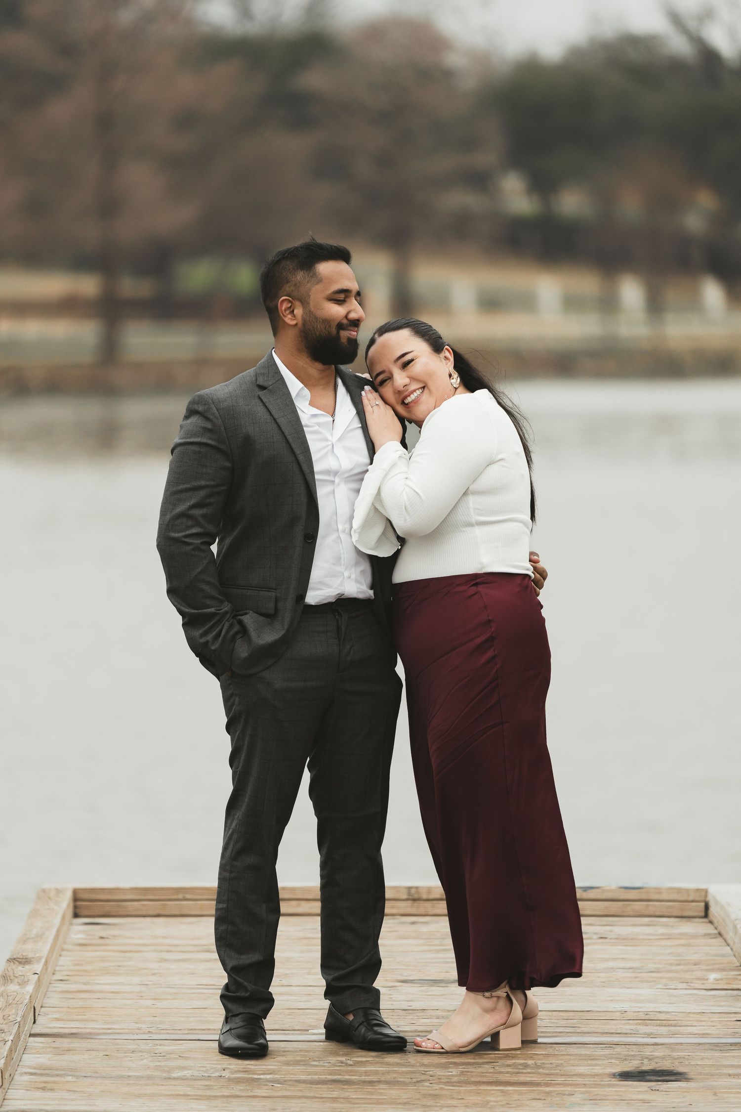 Dallas proposal photographer capturing surprise engagements with candid 4K videography portrait photography in Dallas including Family