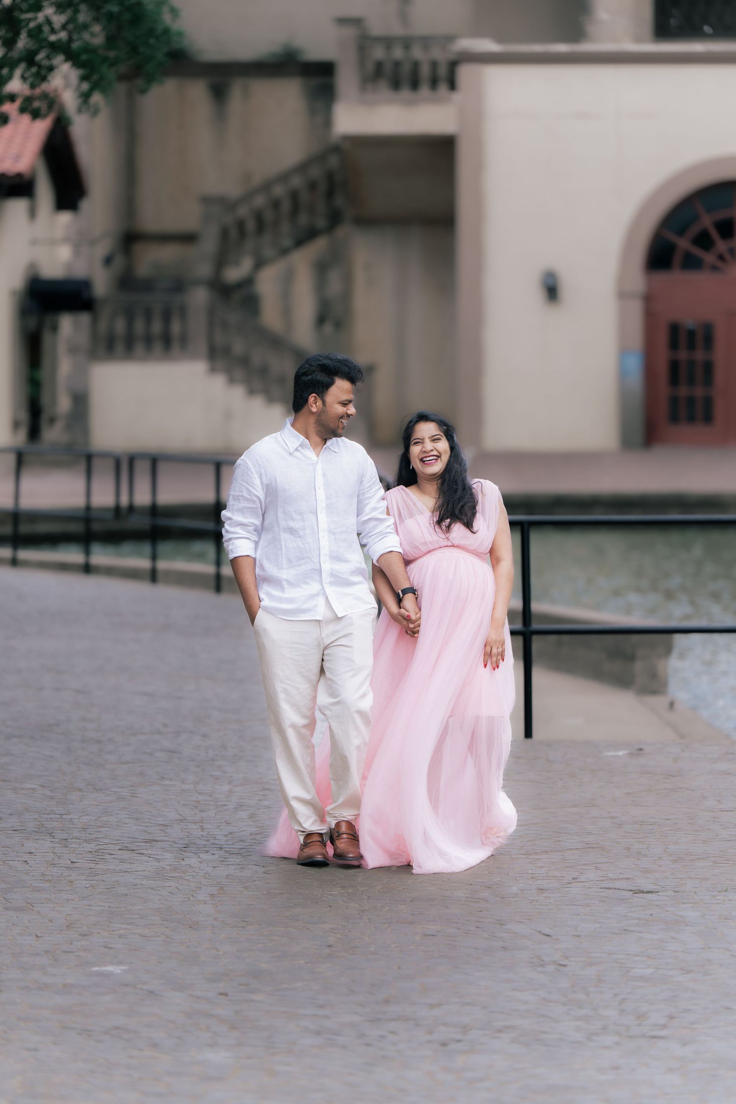Maternity photoshoot in Dallas with natural light portraits and 4K video sessions wedding photographer capturing Indian and American wedding