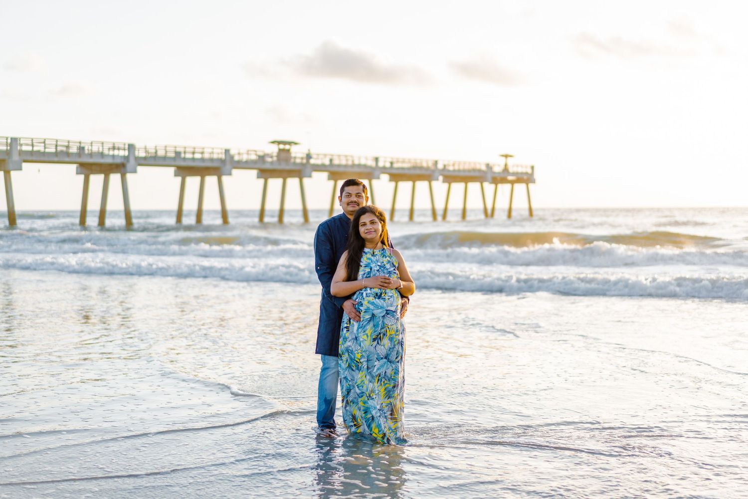 Maternity photoshoot in Dallas with natural light portraits and 4K video sessions wedding photographer capturing Indian and American wedding