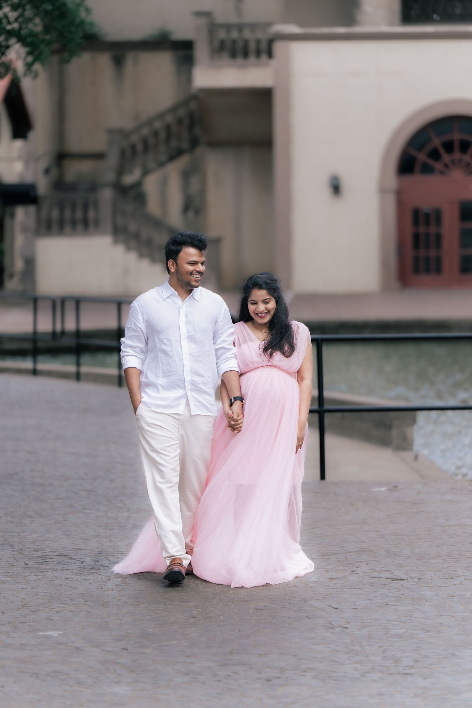Maternity photoshoot in Dallas with natural light portraits and 4K video sessions wedding photographer capturing Indian and American wedding