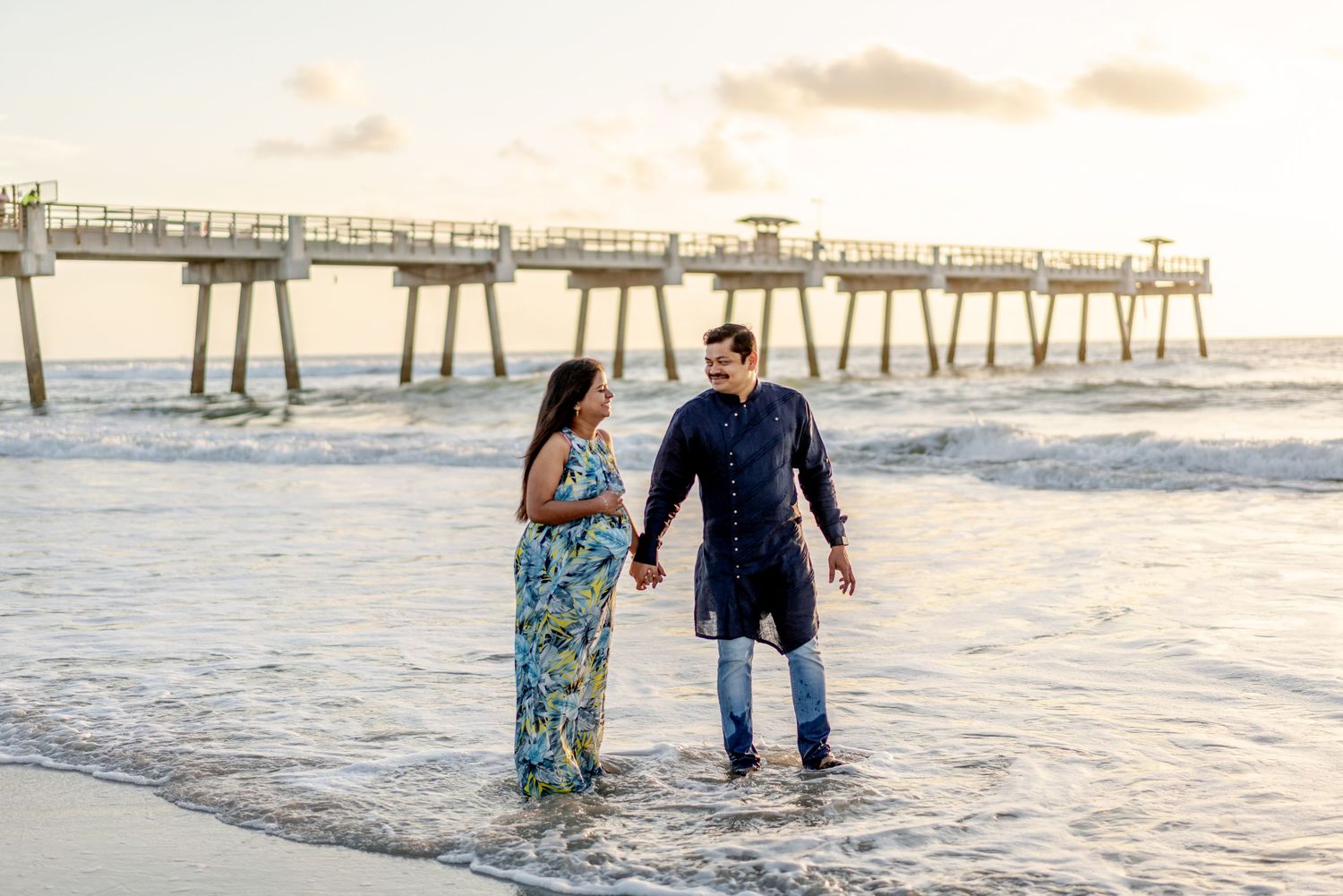 Maternity photoshoot in Dallas with natural light portraits and 4K video sessions wedding photographer capturing Indian and American wedding