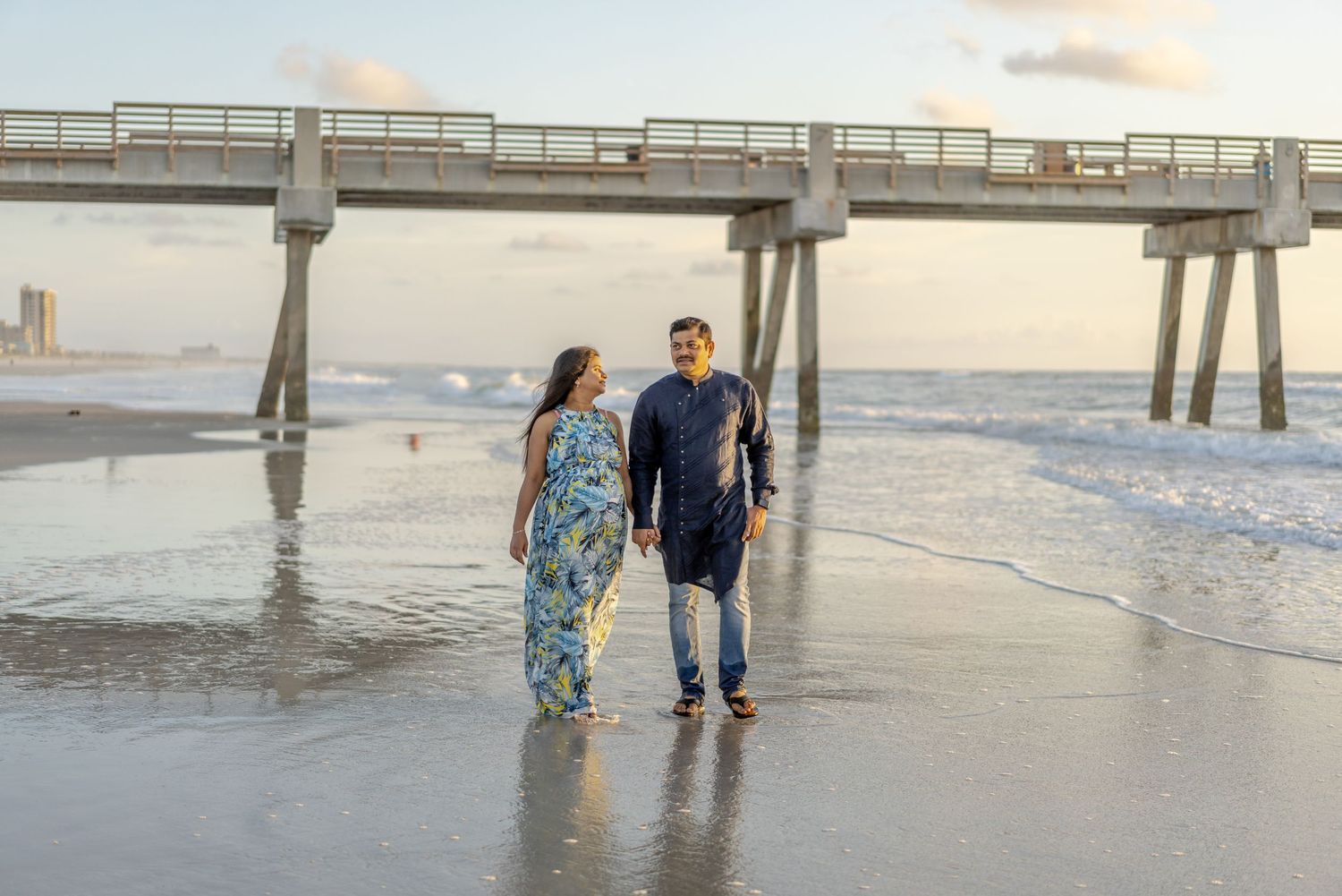 Maternity photoshoot in Dallas with natural light portraits and 4K video sessions wedding photographer capturing Indian and American wedding