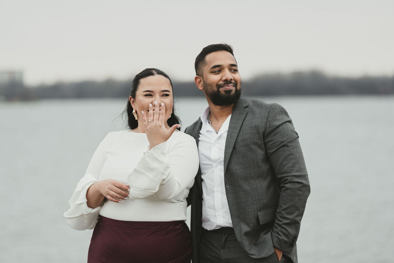 Dallas proposal photographer capturing surprise engagements with candid 4K videography portrait photography in Dallas including Family