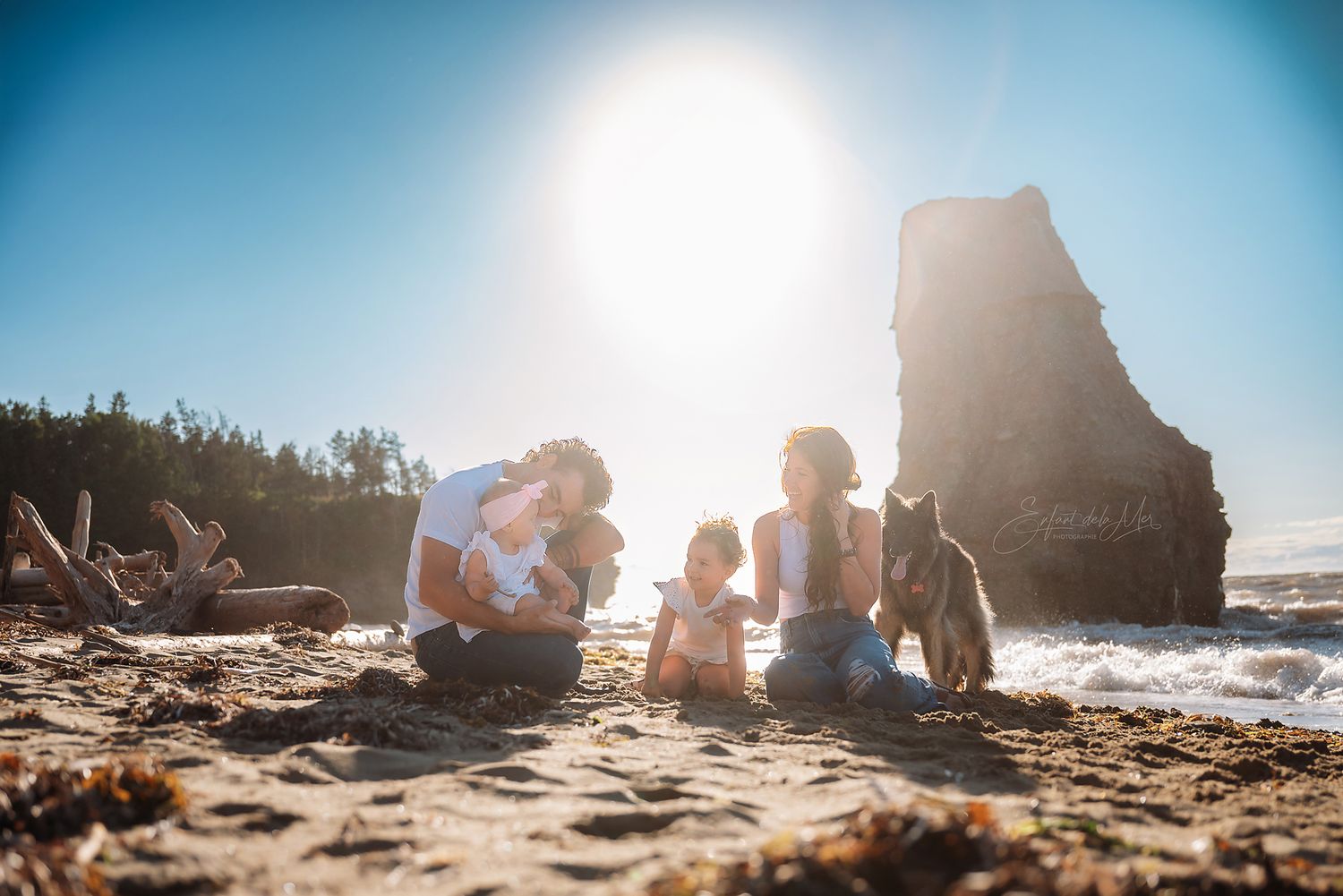 Un souvenir de famille, doux et lumineux.