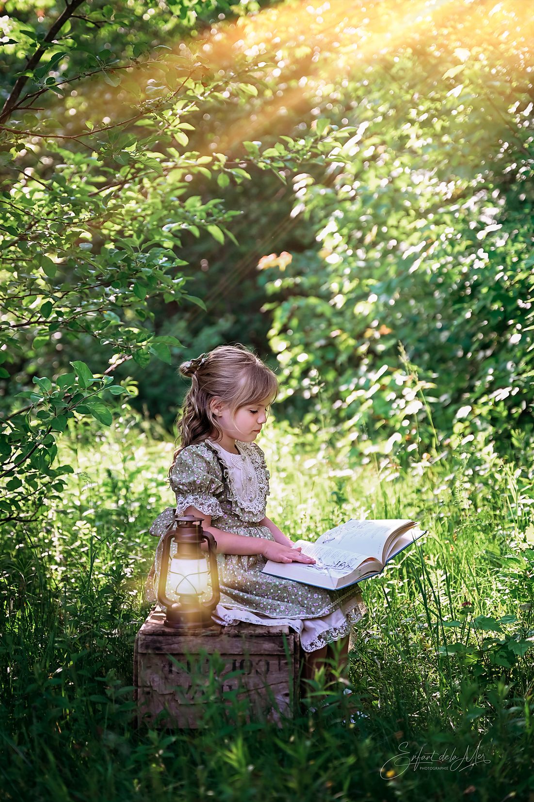 La magie d’un geste d’enfant, dans une ambiance d’hier.