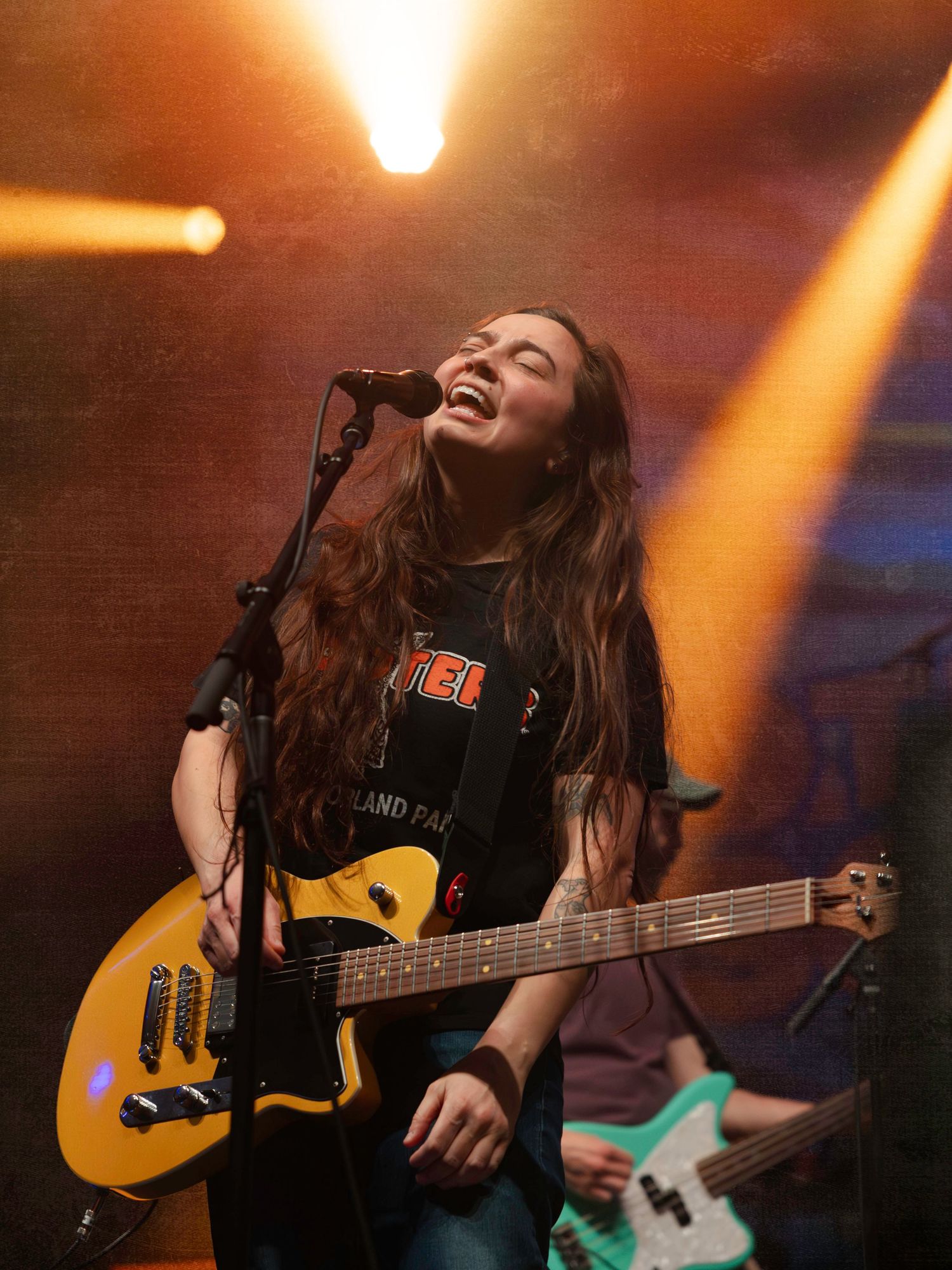 Concert photograph of Sincere Engineer performing live at the Riviera Theatre in Chicago, Illinois.