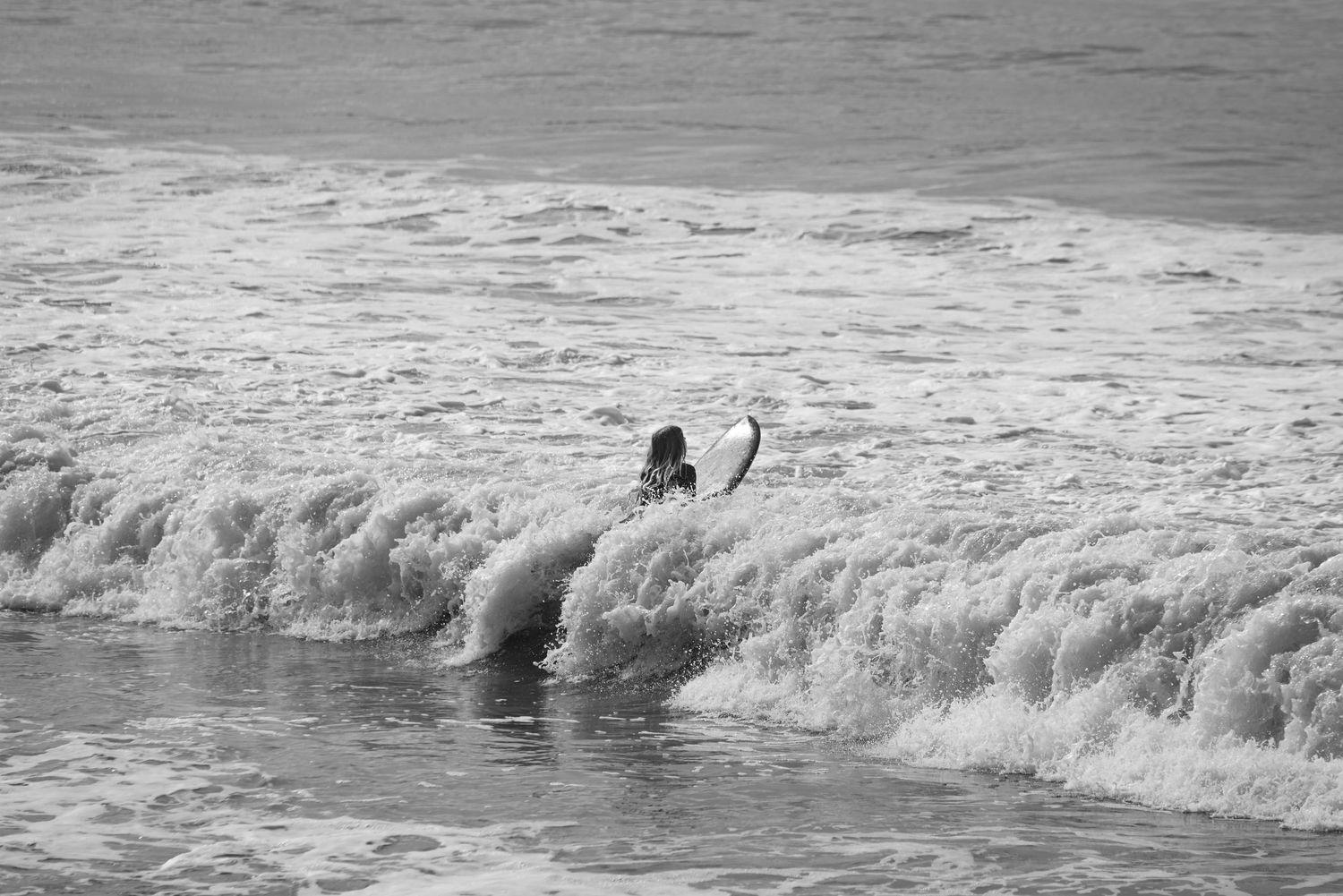 surf, impresion, mar, oceano, california