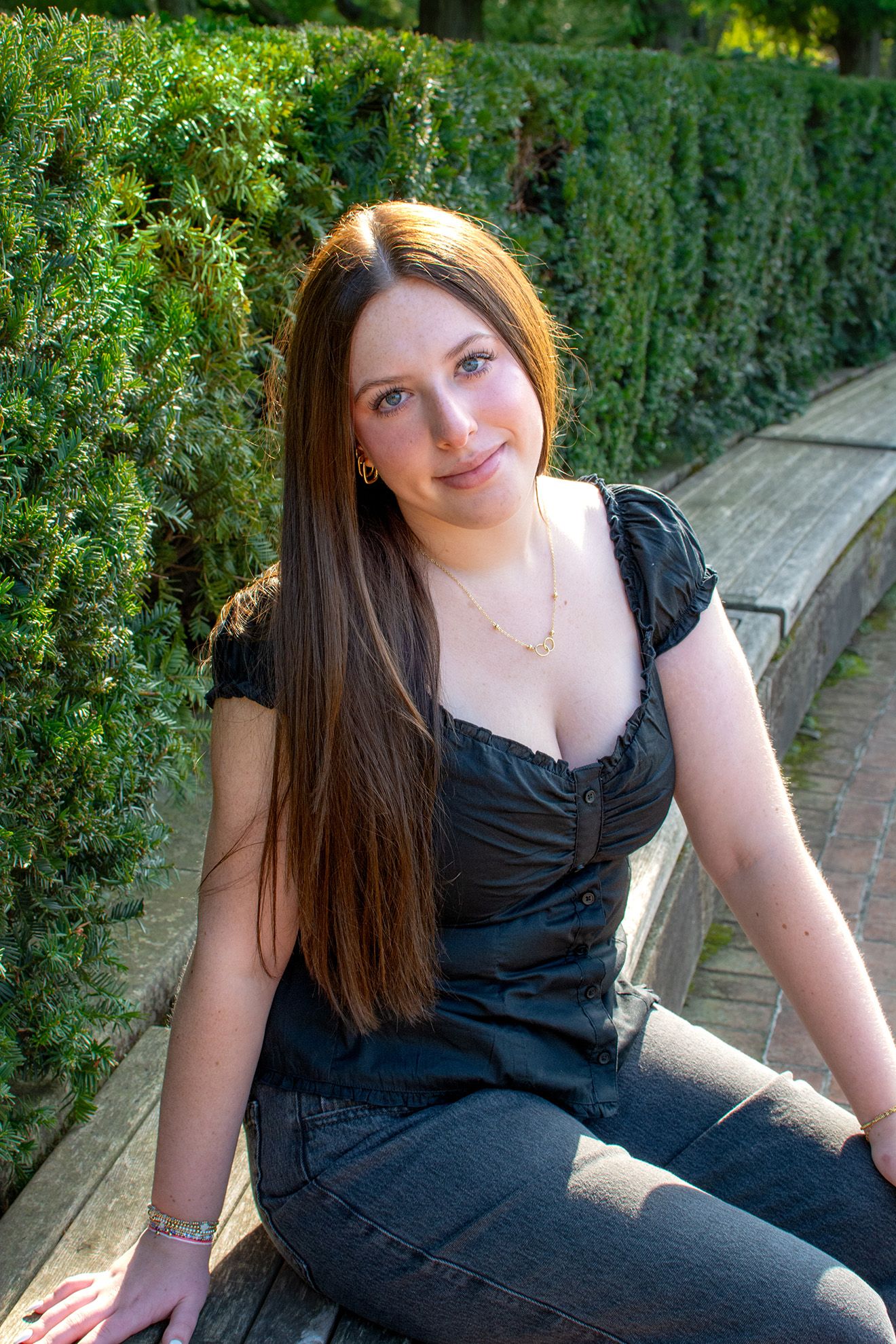 senior portrait, Chicago Botanic Gardens, Chicago suburbs
