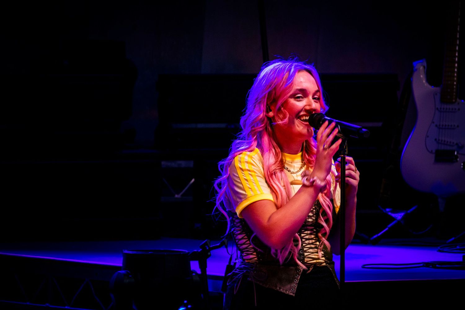 Live music performance with stage lighting Melbourne event
