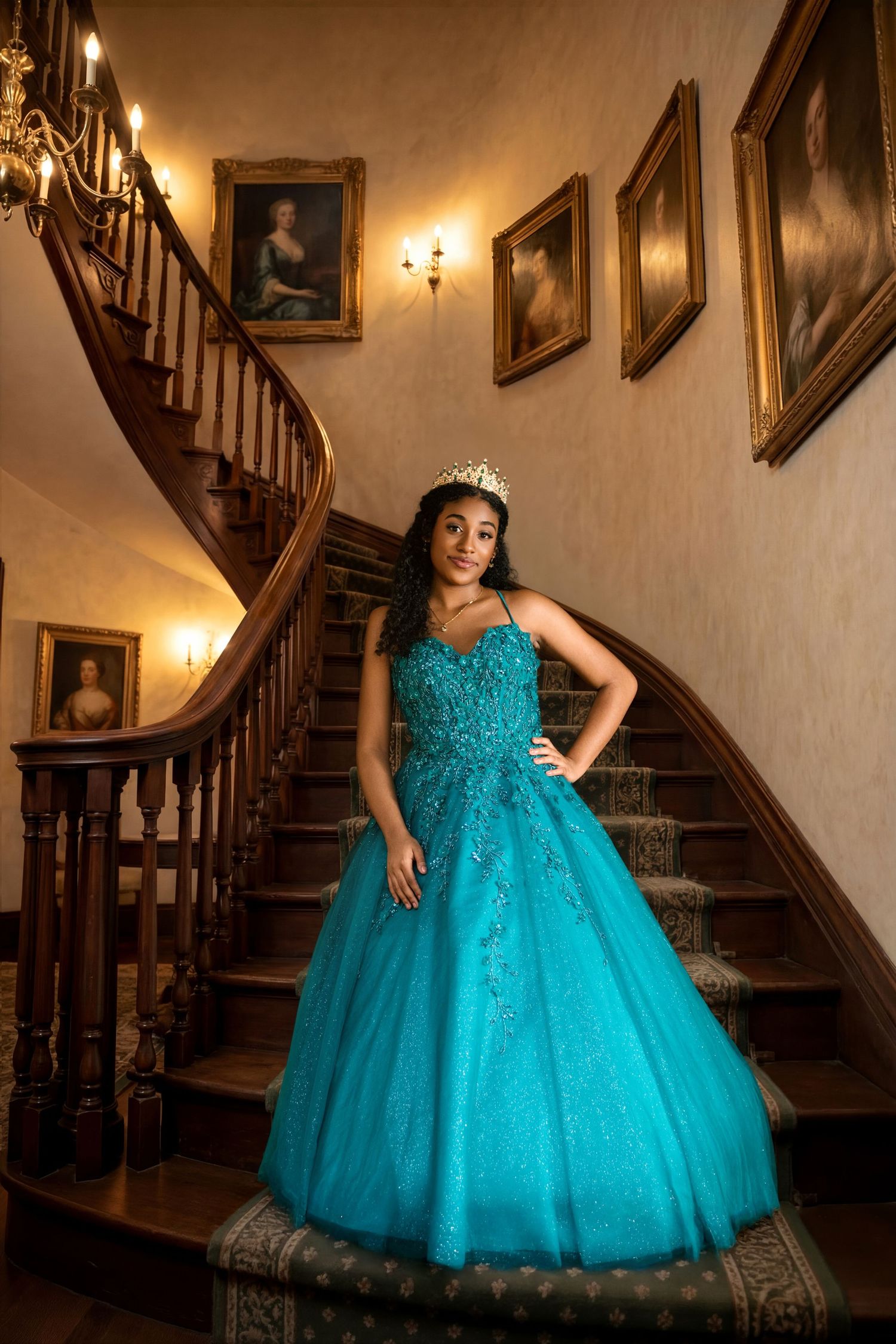 Indoor and outdoor quinceañera photo sessions