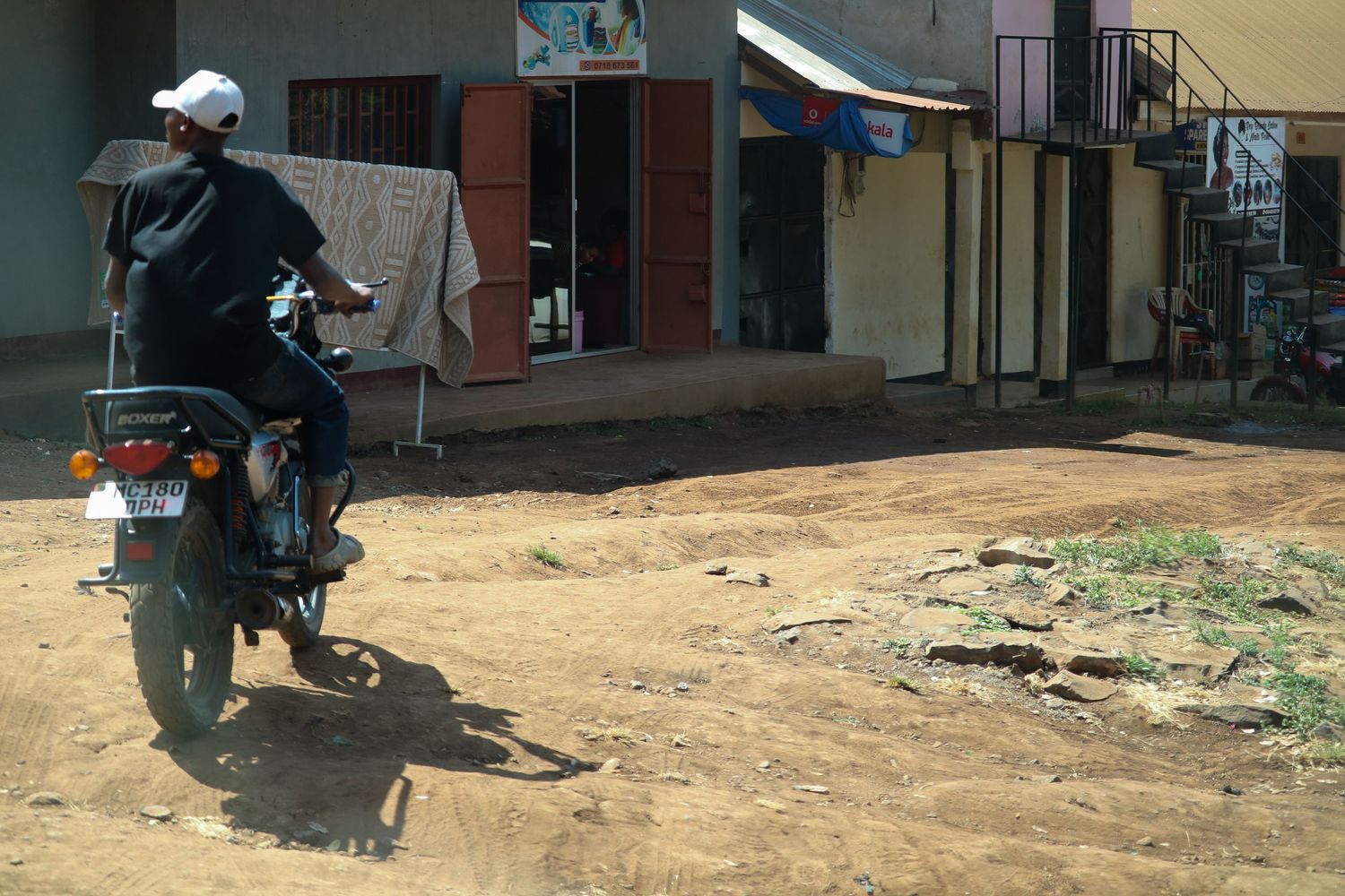 Moshi town: motorcycle