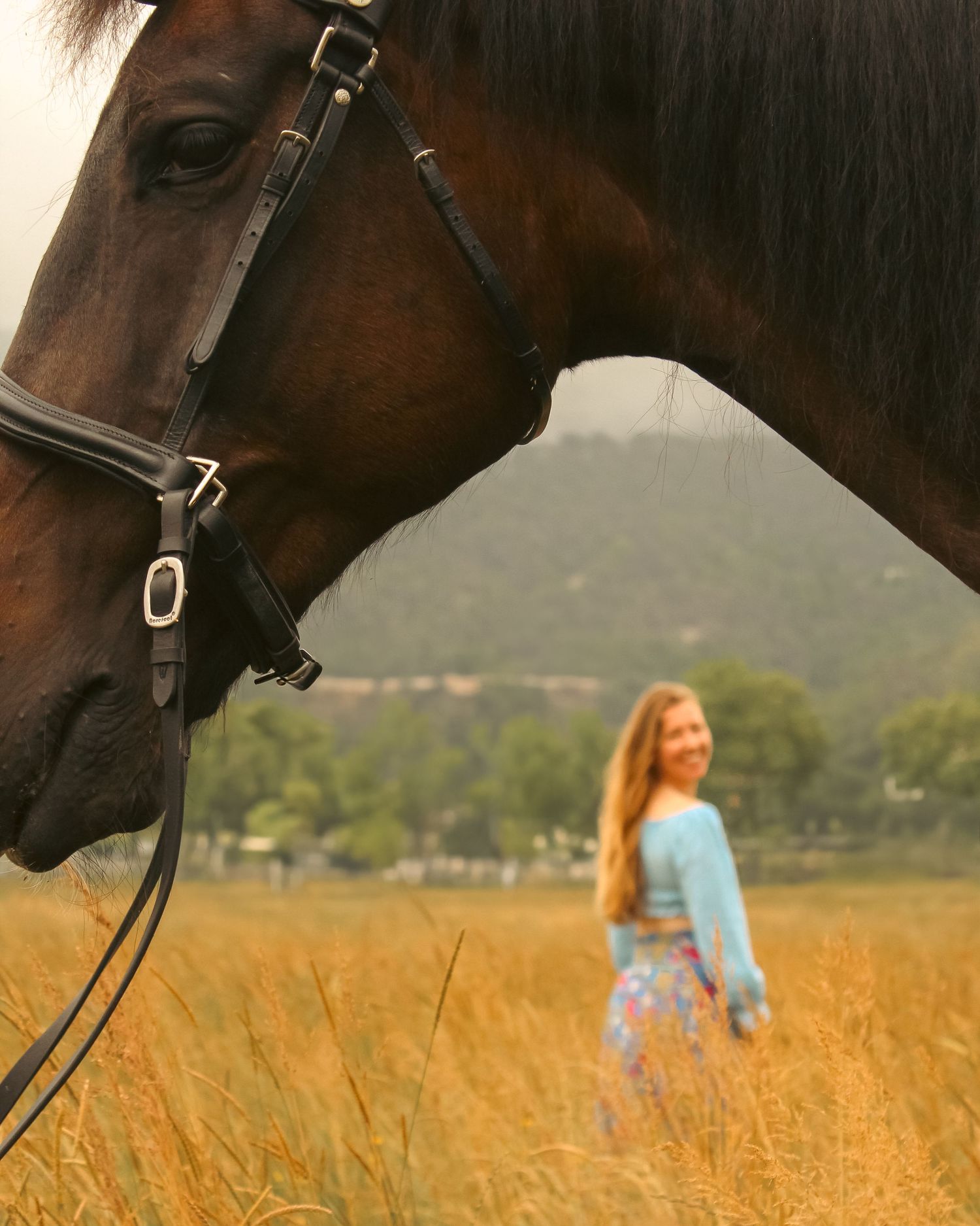 photo d'une femme et son cheval
