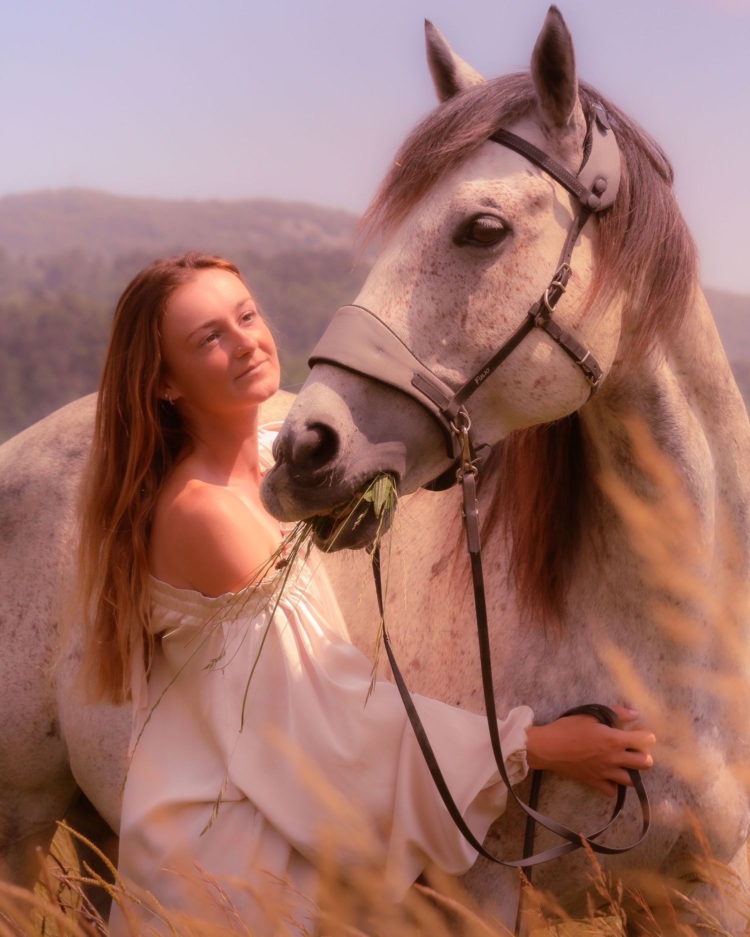 photo d'une femme et son cheval