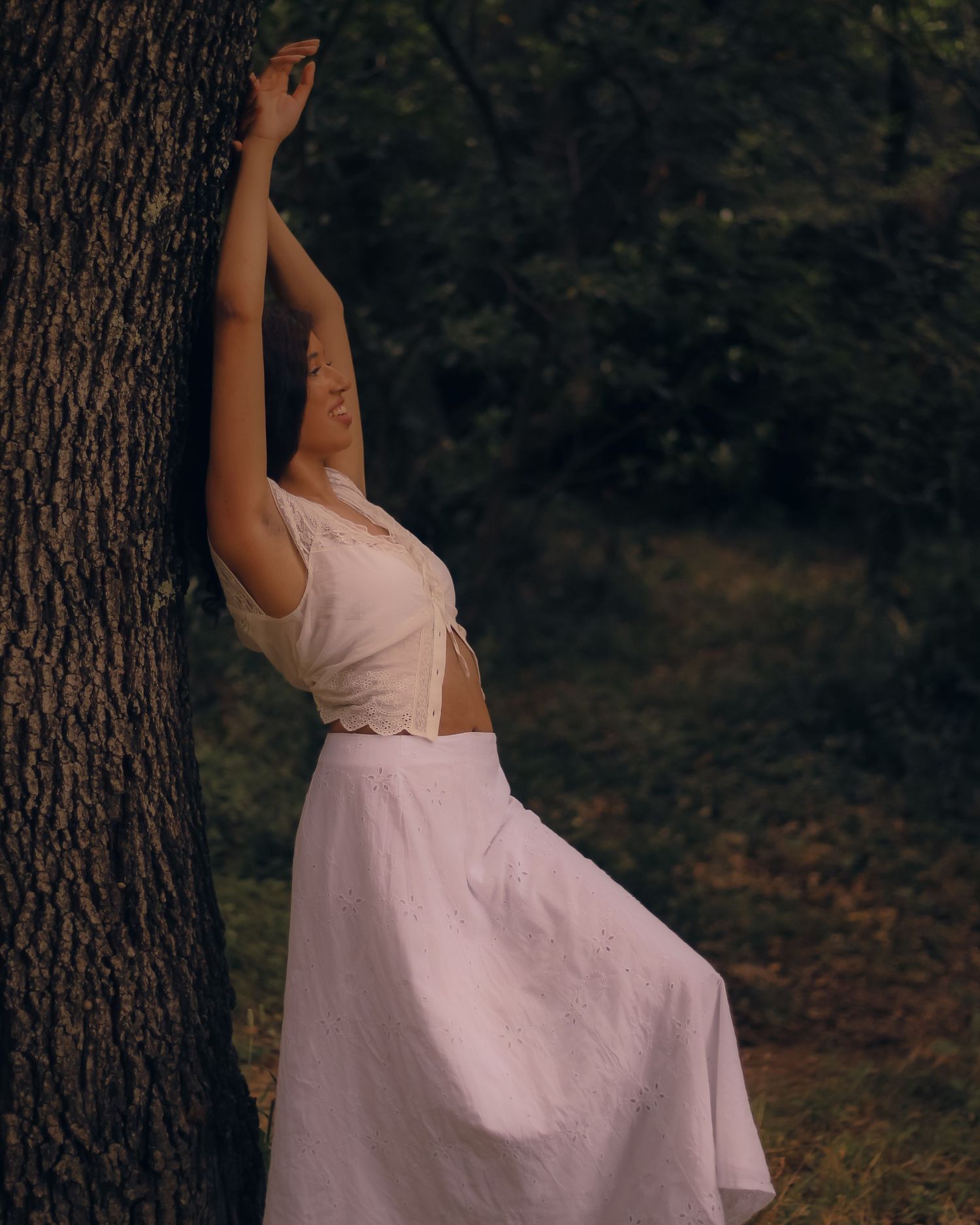 photoshoot d'une femme dans les hauteurs de nice