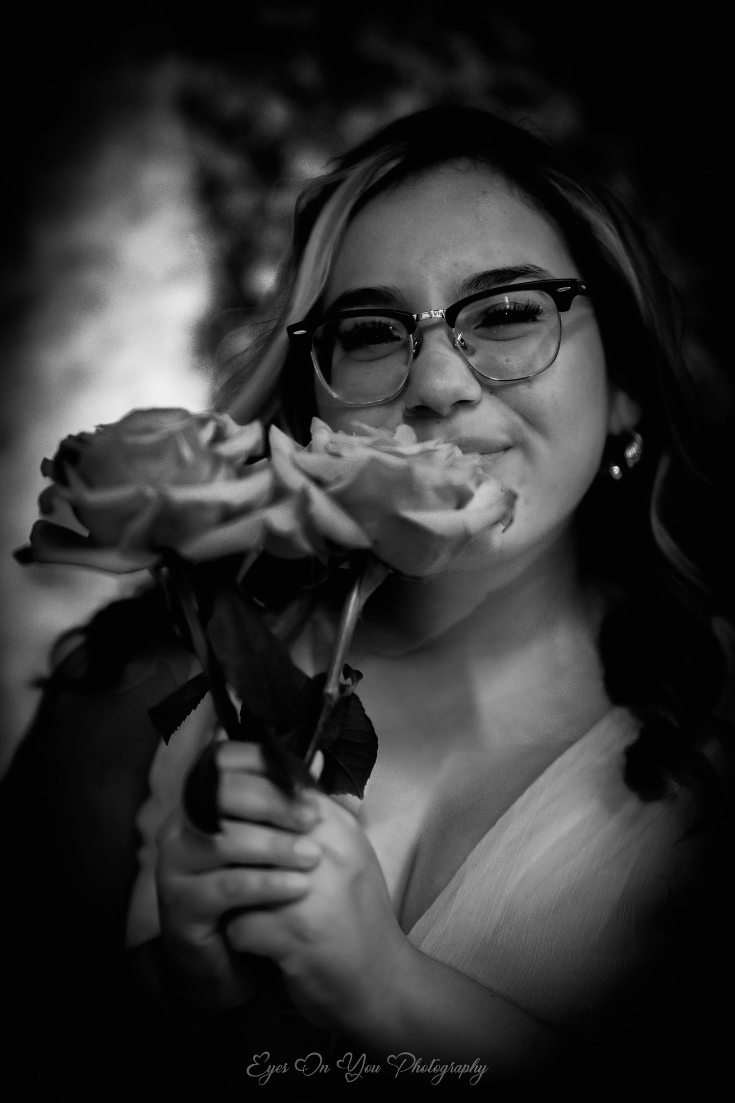 A dramatic black and white photo series showing someone taking a drink from dark bottles in moody lighting.