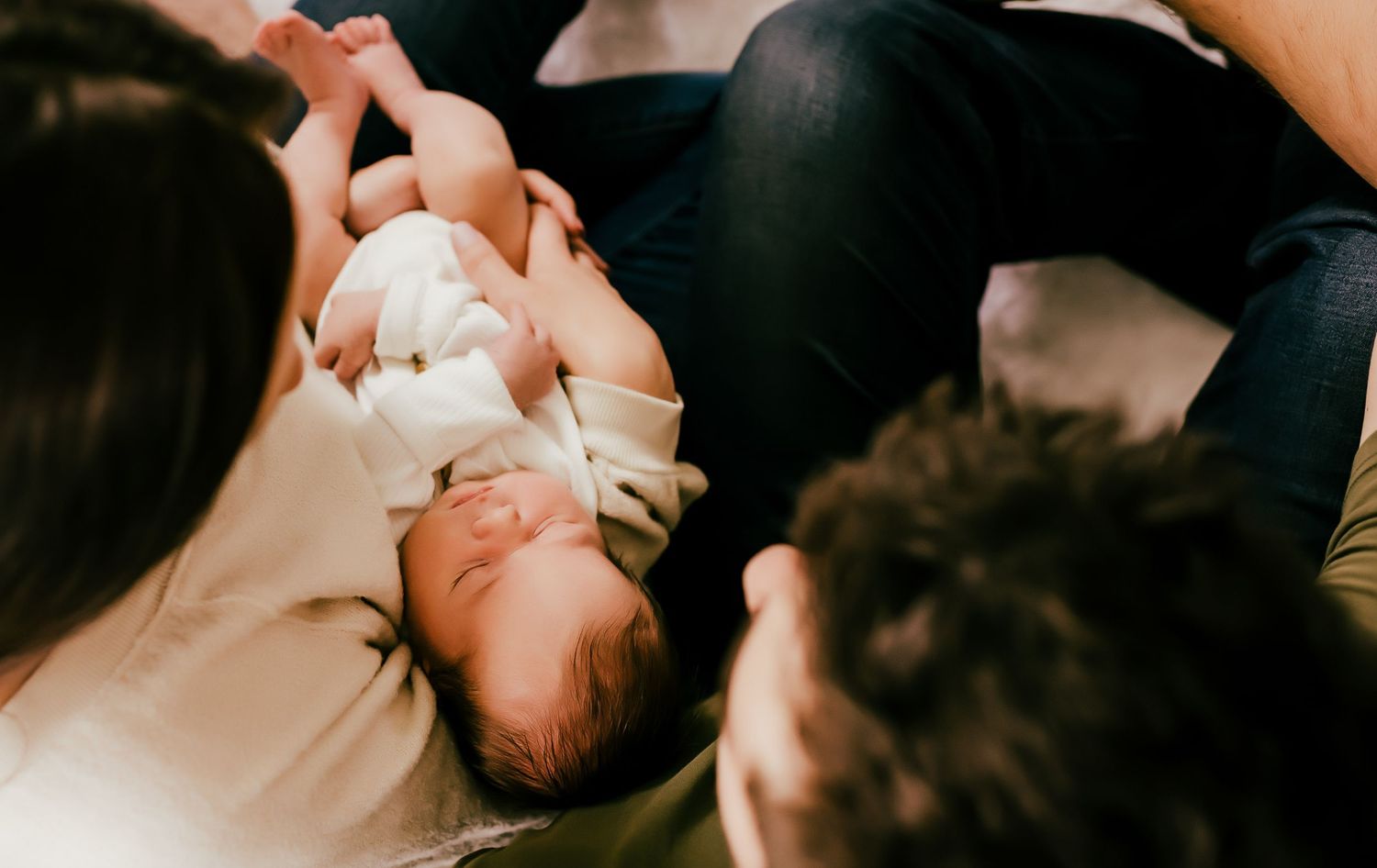 Amanda G. White Fine Art newborn photography session in Berks county, Pennsylvania.