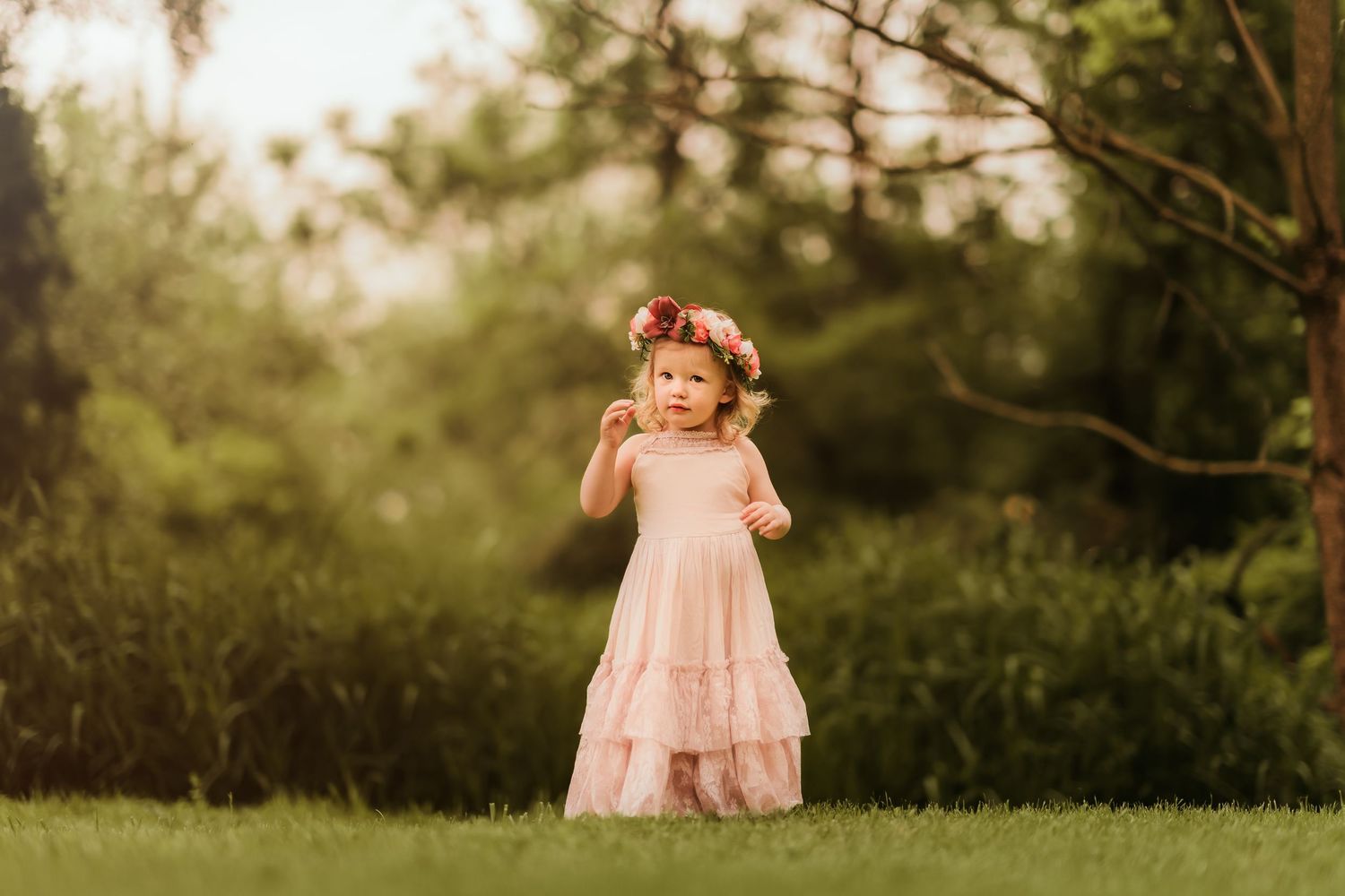 Amanda G. White Fine Art children's sunset photography session in Berks county, Pennsylvania.