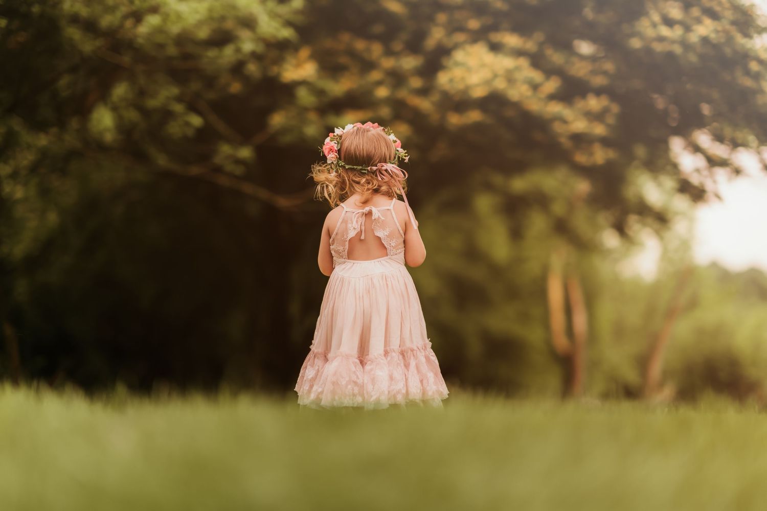 Amanda G. White Fine Art children's sunset photography session in Berks county, Pennsylvania.