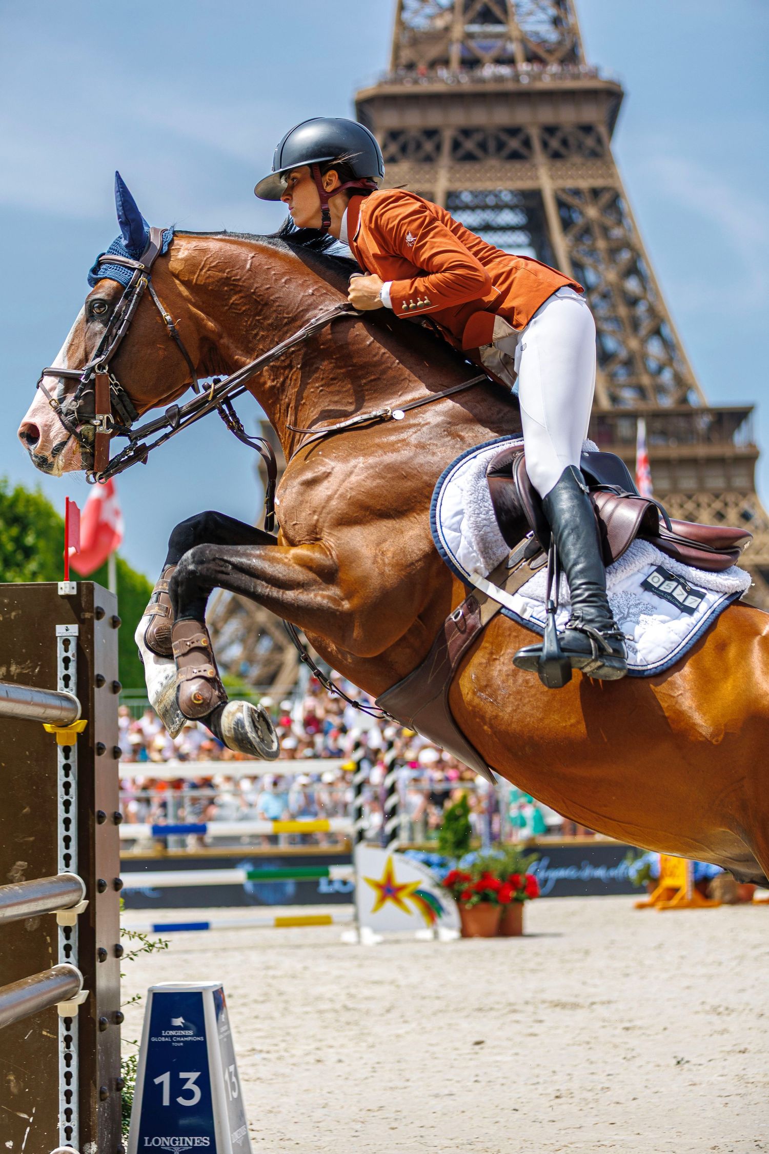 ioli Mythilineous lors du jumping Paris Eiffel 2025