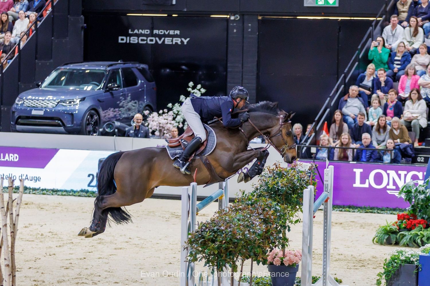 Julien Epaillard (FRA) riding Donatello d'Auge during the Longines FEI Jumping World Cup - Third Final Competition - Round B at the Longines