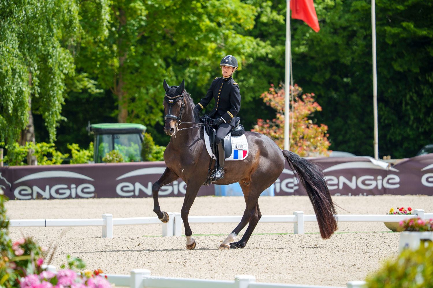 509  Pauline BASQUIN (FRA) riding SERTORIUS DE RIMA Z IFCE during the CDI5* Freestyle - International de Dressage - Compiègne (FRA) 2025